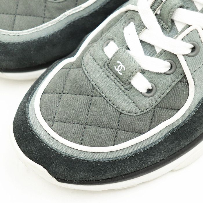 Chanel Chanel Chanel Leather Quilted Sneakers Leather Shoes G40184 DUTY FREE for USA Size ONE SIZE - 2 Thumbnail