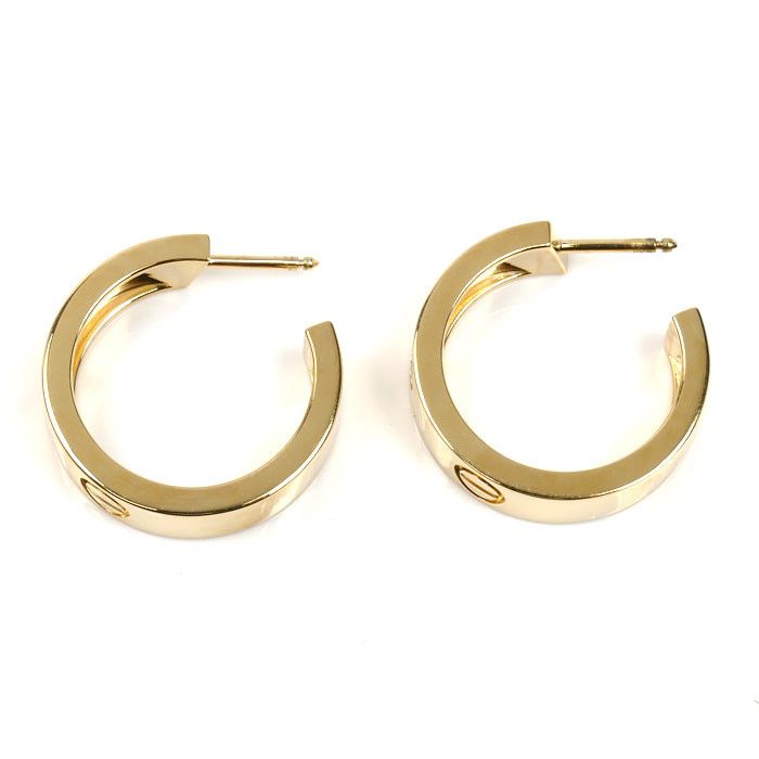 Cartier Cartier Cartier Love Au750 Diamond Earrings Precious Metal Earrings B8017500 DUTY FREE for USA Size ONE SIZE - 3 Thumbnail