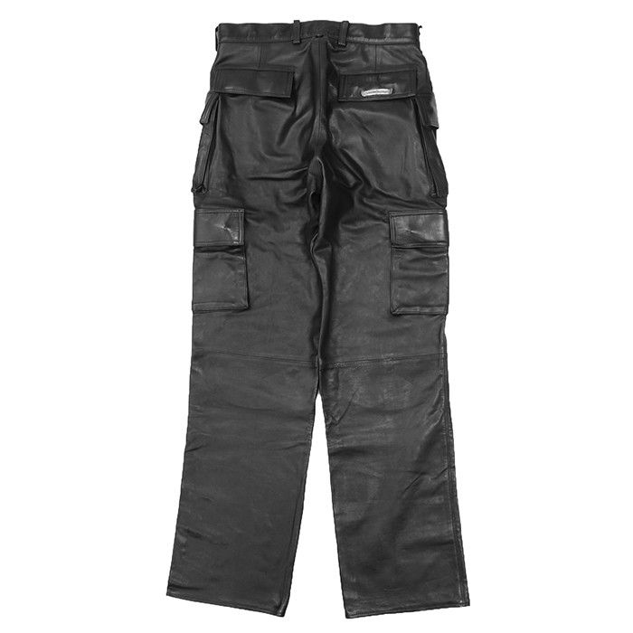 Chrome Hearts Chrome Hearts Chrome Hearts Leather Pants Leather Bottoms DUTY FREE for USA Size ONE SIZE - 5 Thumbnail
