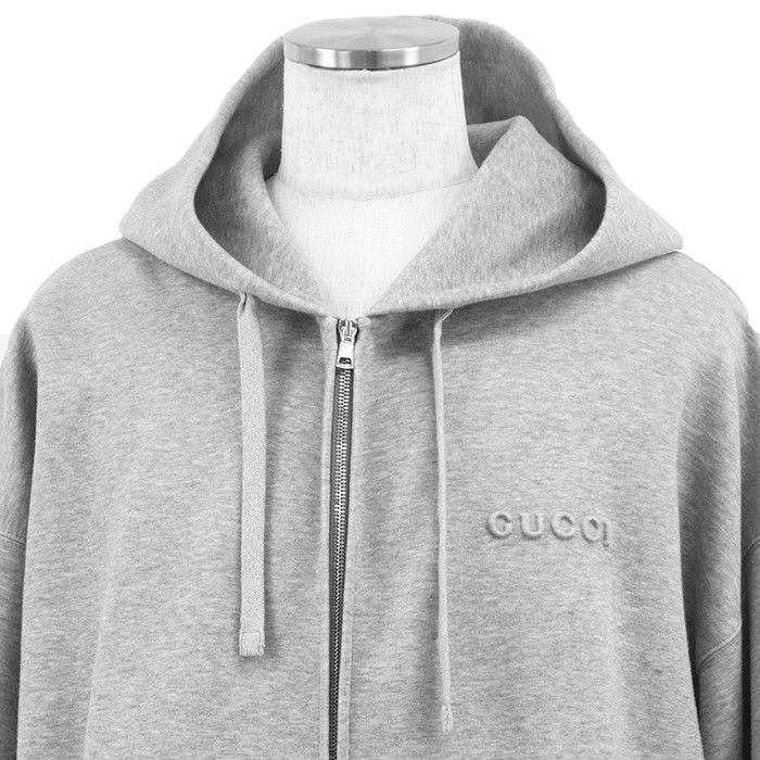 Gucci Gucci Gucci Cotton Nylon Zip Hoodie Textile Sweatshirts & Hoodies DUTY FREE for USA Size ONE SIZE - 2 Thumbnail