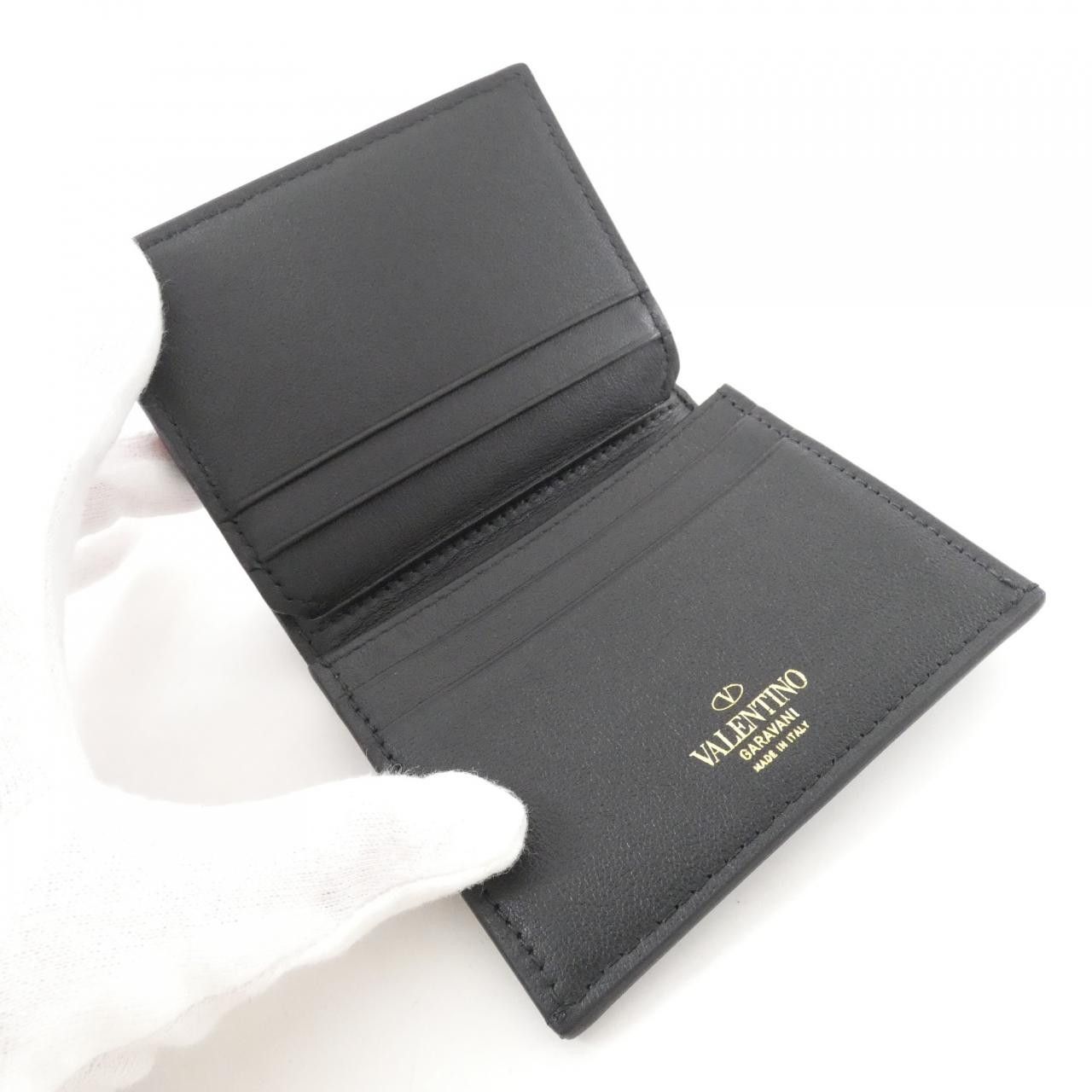 Valentino Valentino Valentino Garavani Leather Card Case Leather Card Case SW9P0T59DSH DUTY FREE for USA Size ONE SIZE - 5 Thumbnail