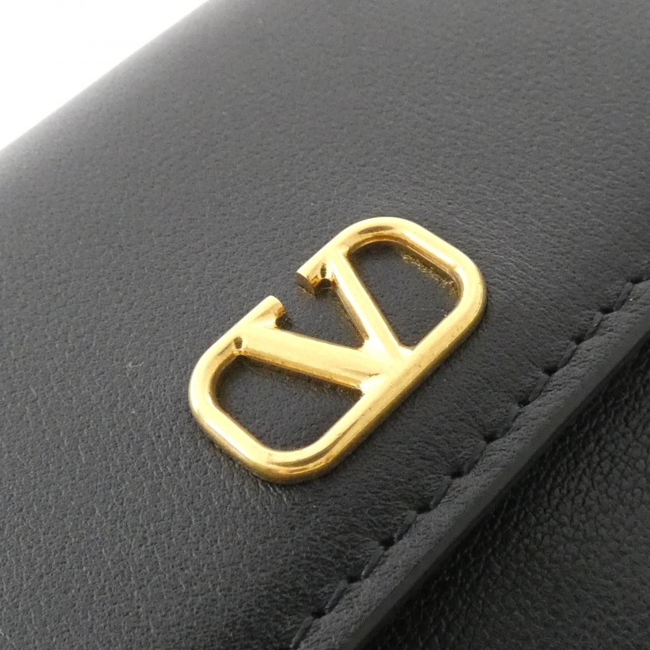 Valentino Valentino Valentino Garavani Leather Card Case Leather Card Case SW9P0T59DSH DUTY FREE for USA Size ONE SIZE - 3 Thumbnail