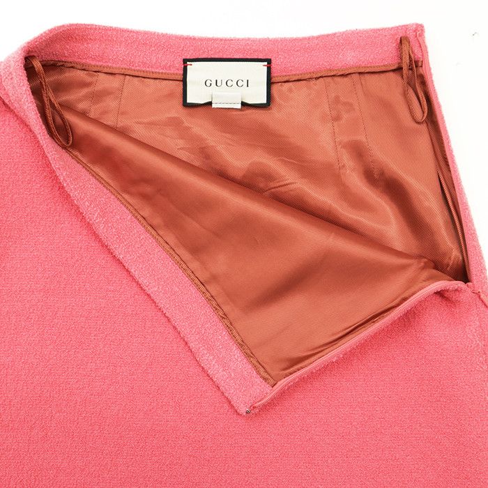 Gucci Gucci Gucci Wool Tweed Skirt Textile Skirts 631492 DUTY FREE for USA Size ONE SIZE - 7 Thumbnail