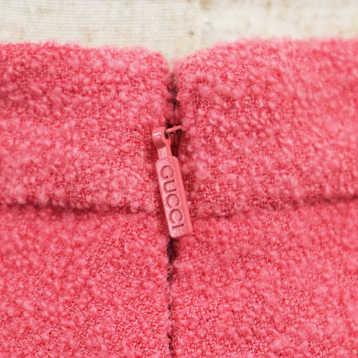 Gucci Gucci Gucci Wool Tweed Skirt Textile Skirts 631492 DUTY FREE for USA Size ONE SIZE - 4 Thumbnail