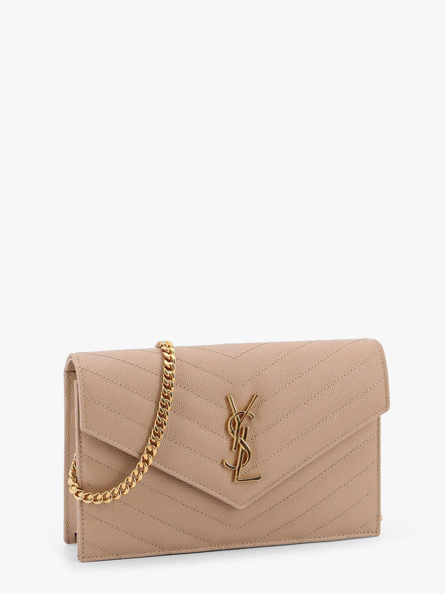 Saint Laurent Paris Leather Crossbody Bag With Metal Cassandra Logo Size ONE SIZE - 3 Thumbnail
