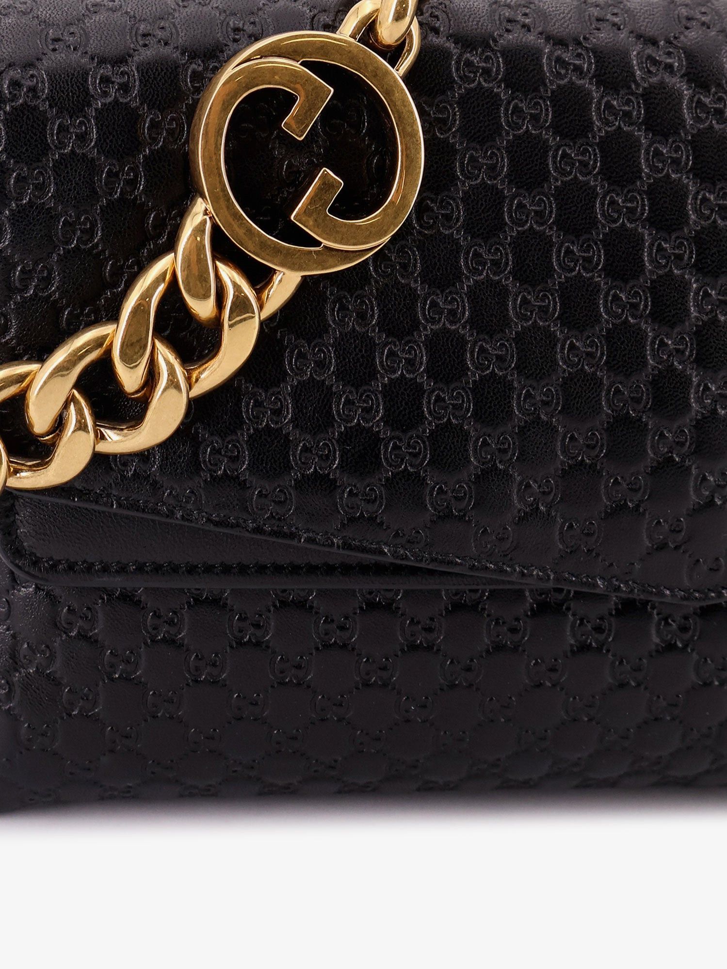 Gucci Leather Crossbody Bag With Embossed Gg Motif Size ONE SIZE - 4 Thumbnail