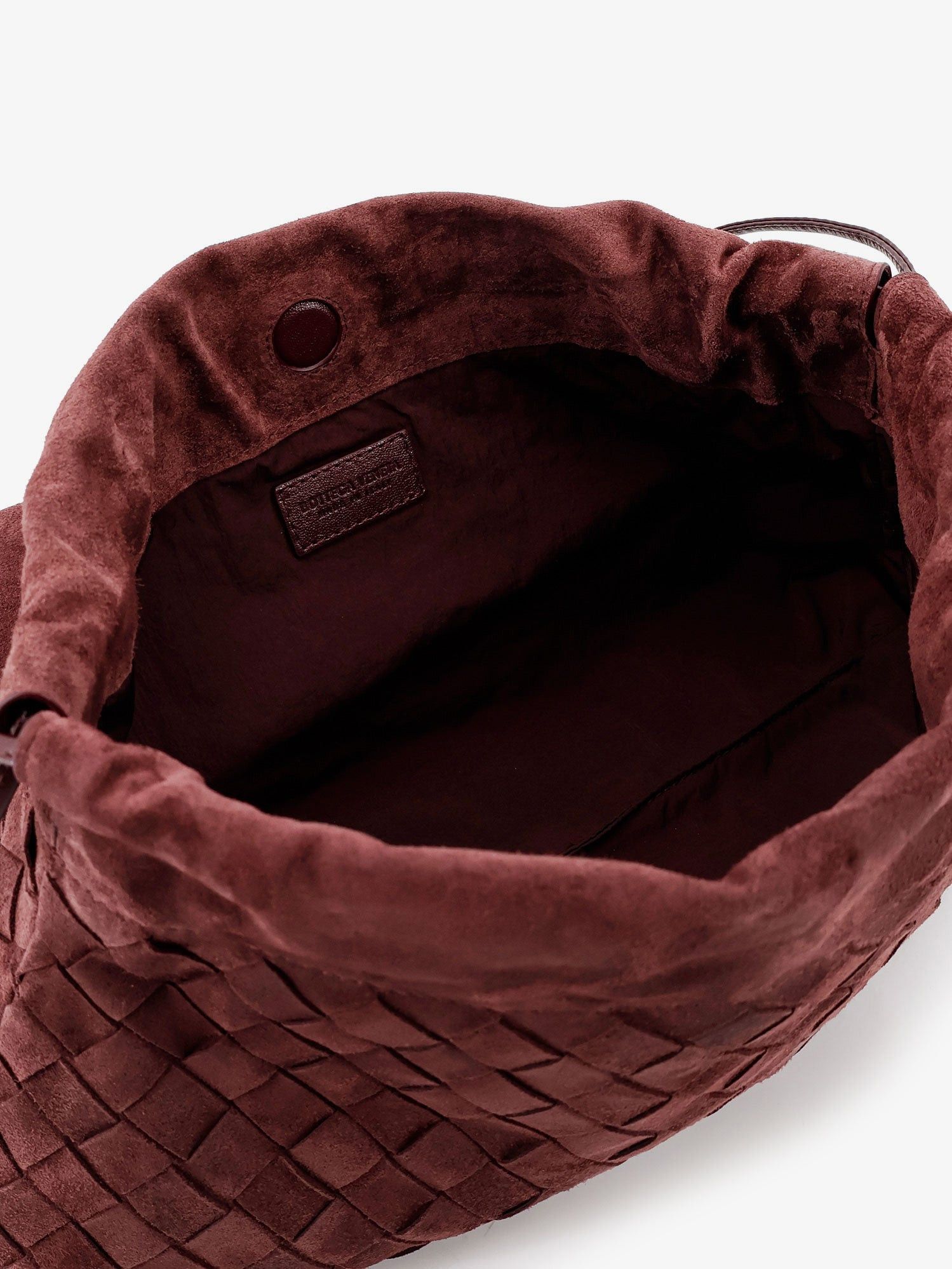 Bottega Veneta Suede Giorno Crossbody Bag With Intrecciato Motif Size ONE SIZE - 4 Thumbnail