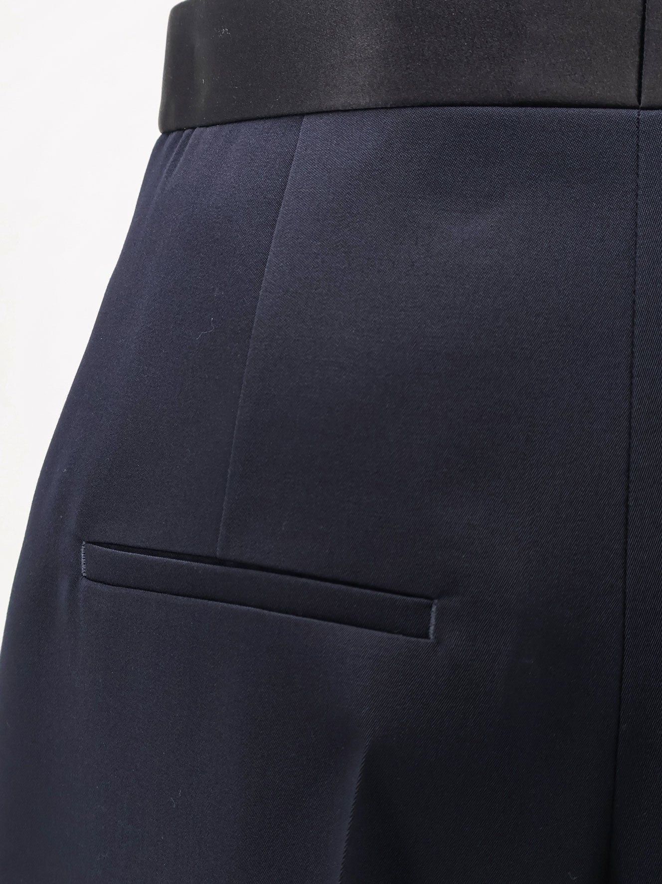 Bottega Veneta Wool Trousers With Satin Waistband Size 27" / US 4 / IT 40 - 3 Thumbnail