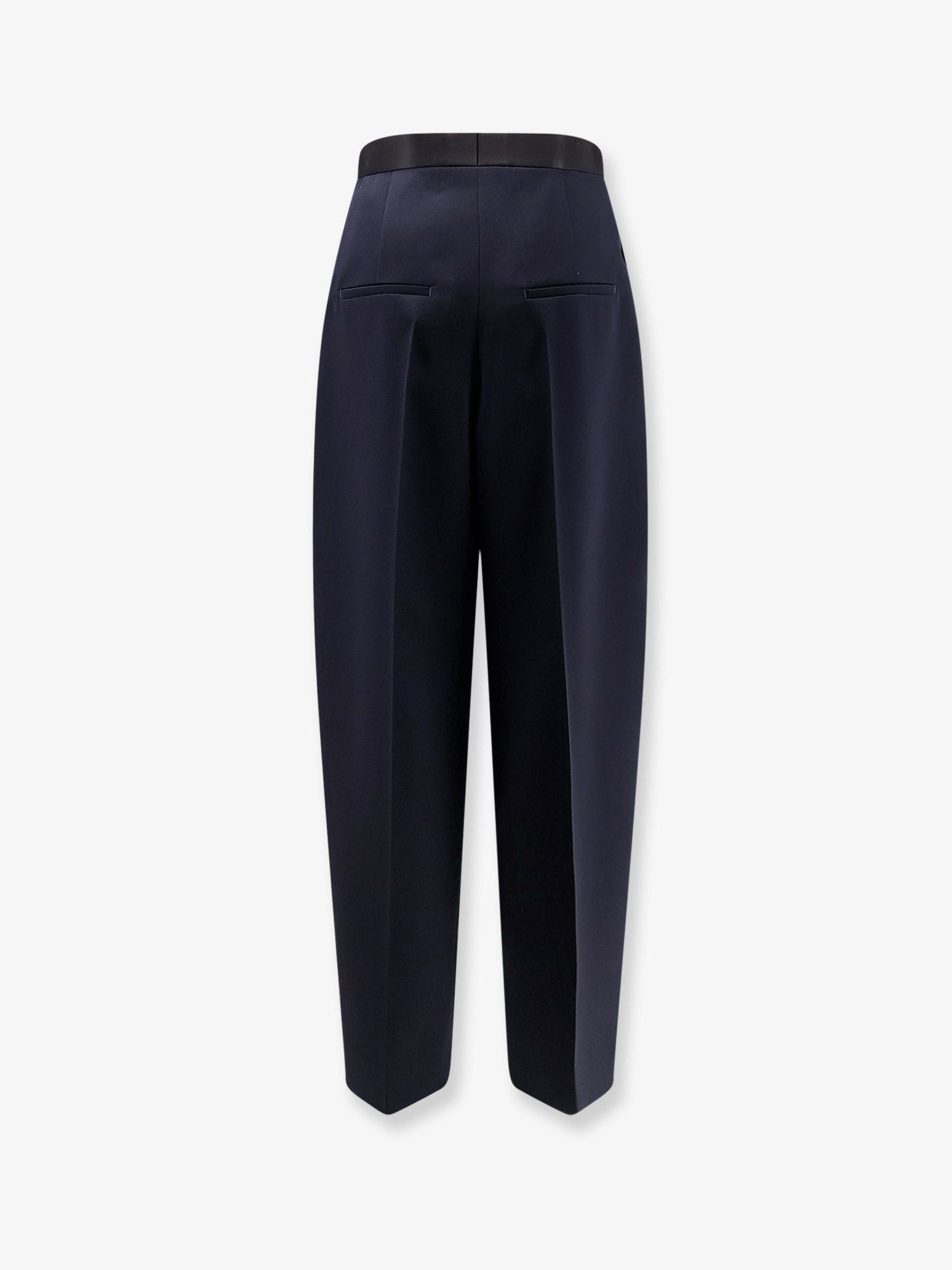 Bottega Veneta Wool Trousers With Satin Waistband Size 27" / US 4 / IT 40 - 2 Thumbnail