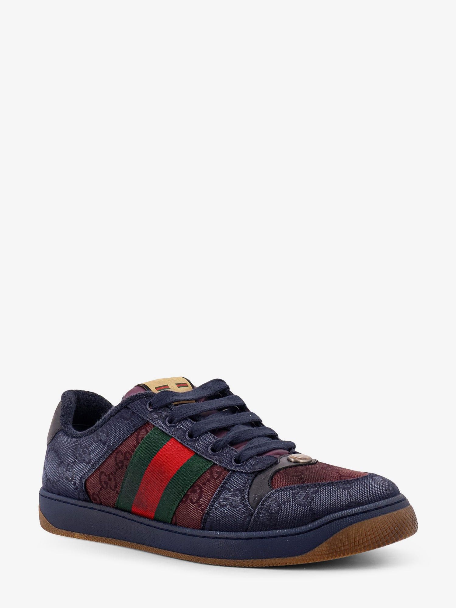 Gucci Gg Bicolor Fabric Sneakers Size US 12 / EU 45 - 2 Thumbnail