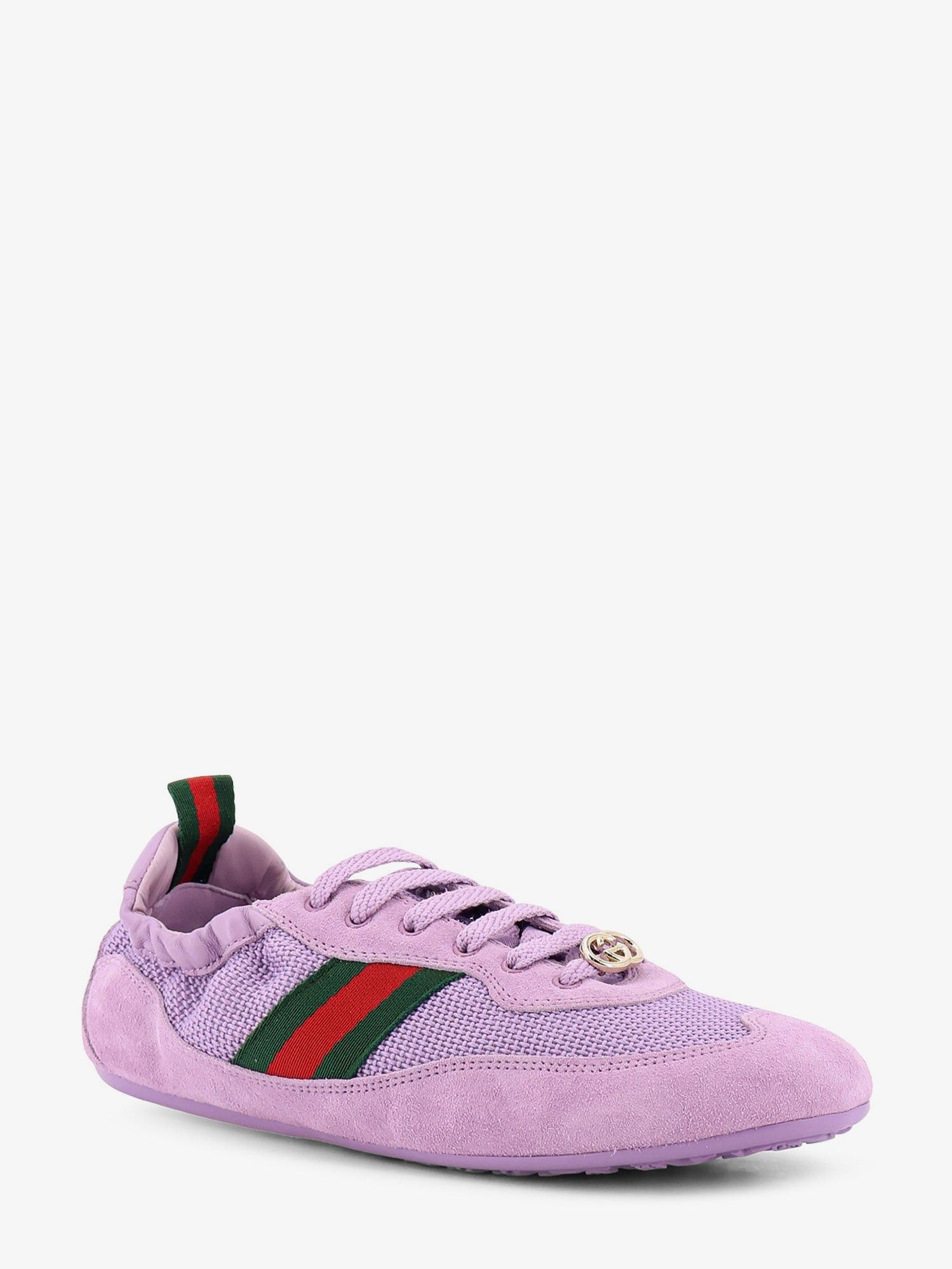 Gucci Gucci Shift Mesh And Suede Sneakers Size US 7 / IT 37 - 2 Thumbnail