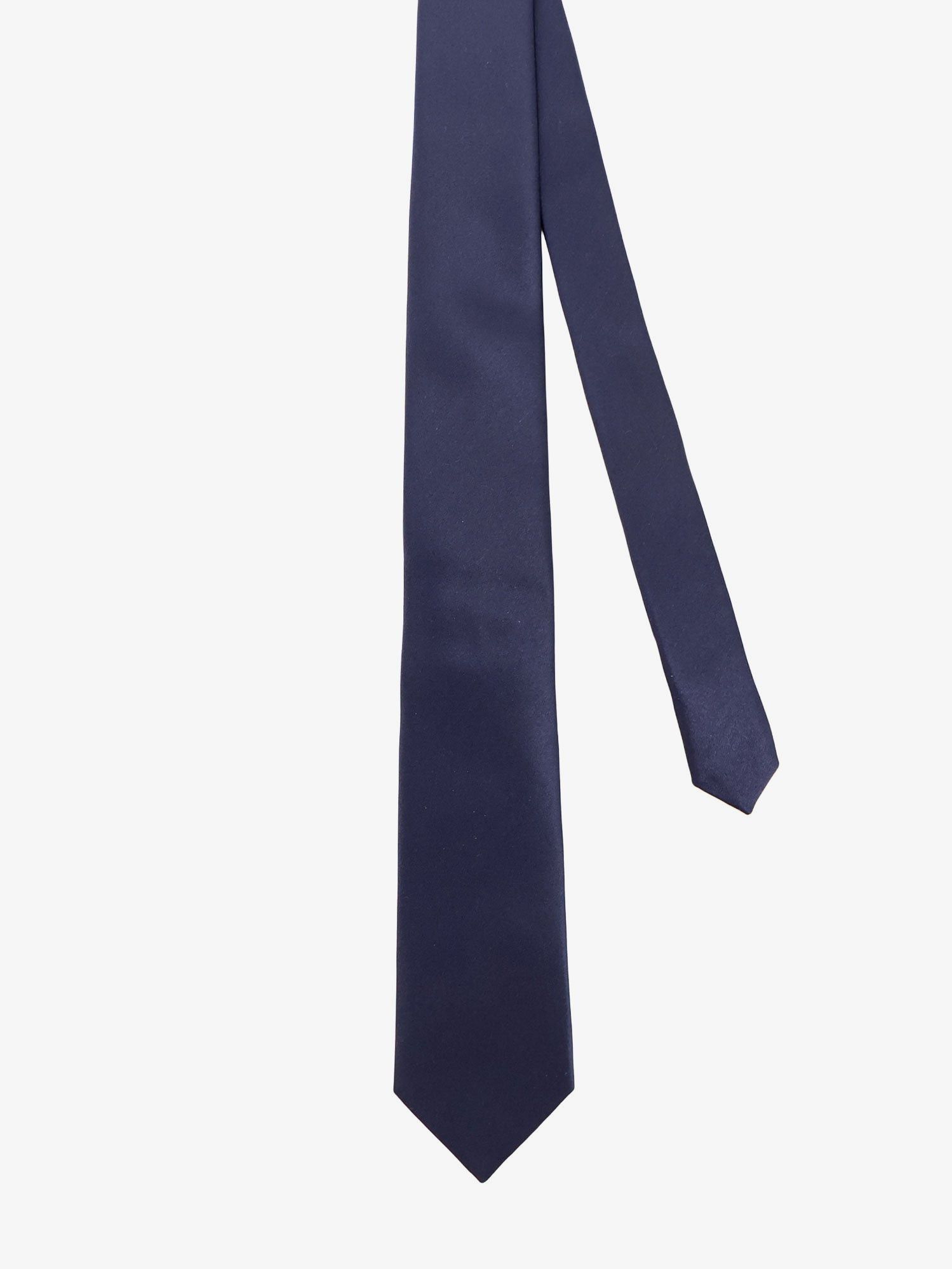 Saint Laurent Paris Satin Tie Size ONE SIZE - 2 Thumbnail