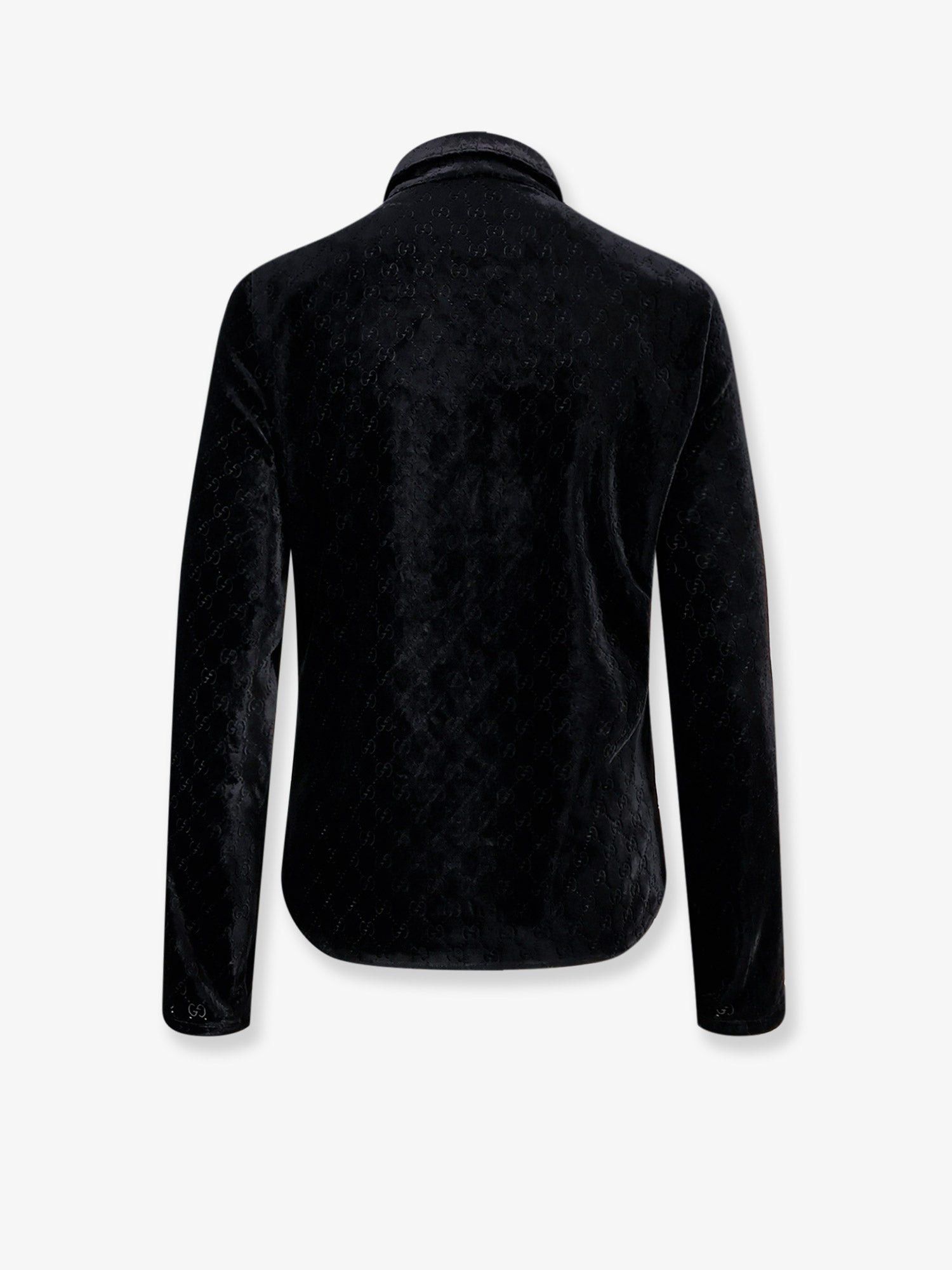 Gucci Stretch Gg Devore Velvet Shirt Size US XS / EU 42 / 0 - 2 Thumbnail