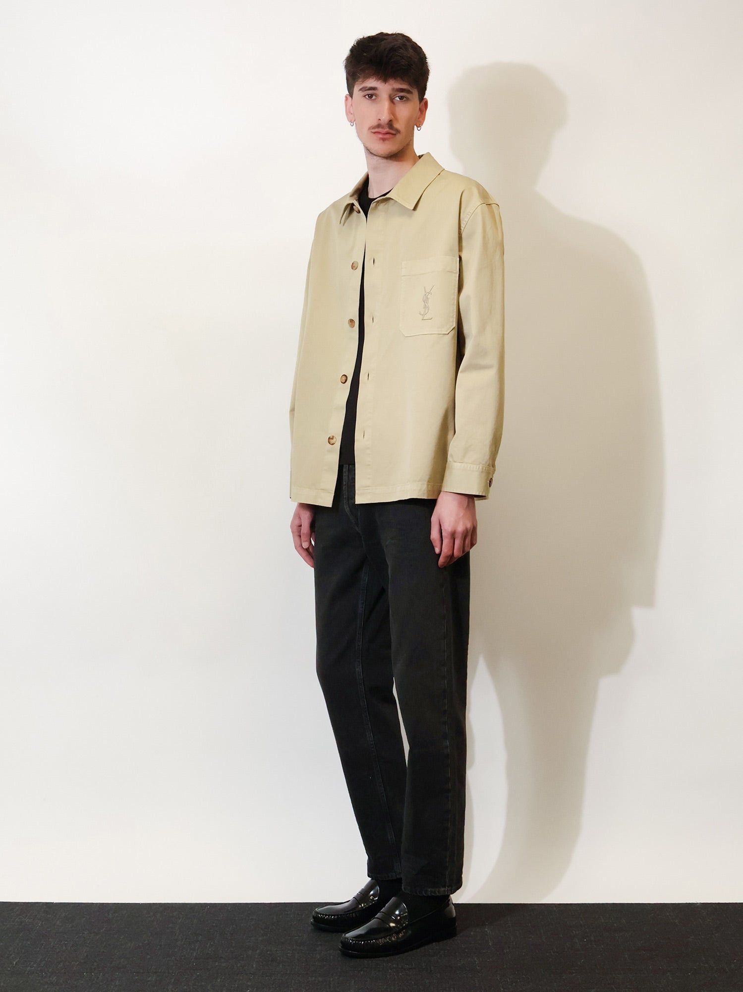 Saint Laurent Paris Cassandre Certified Cotton Overshirt Size US XL / EU 56 / 4 - 3 Thumbnail