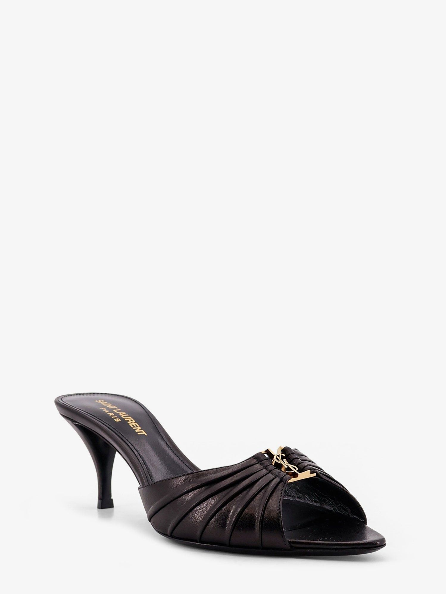 Saint Laurent Paris Babylone 60 Leather Sandals Size US 6.5 / IT 36.5 - 2 Thumbnail