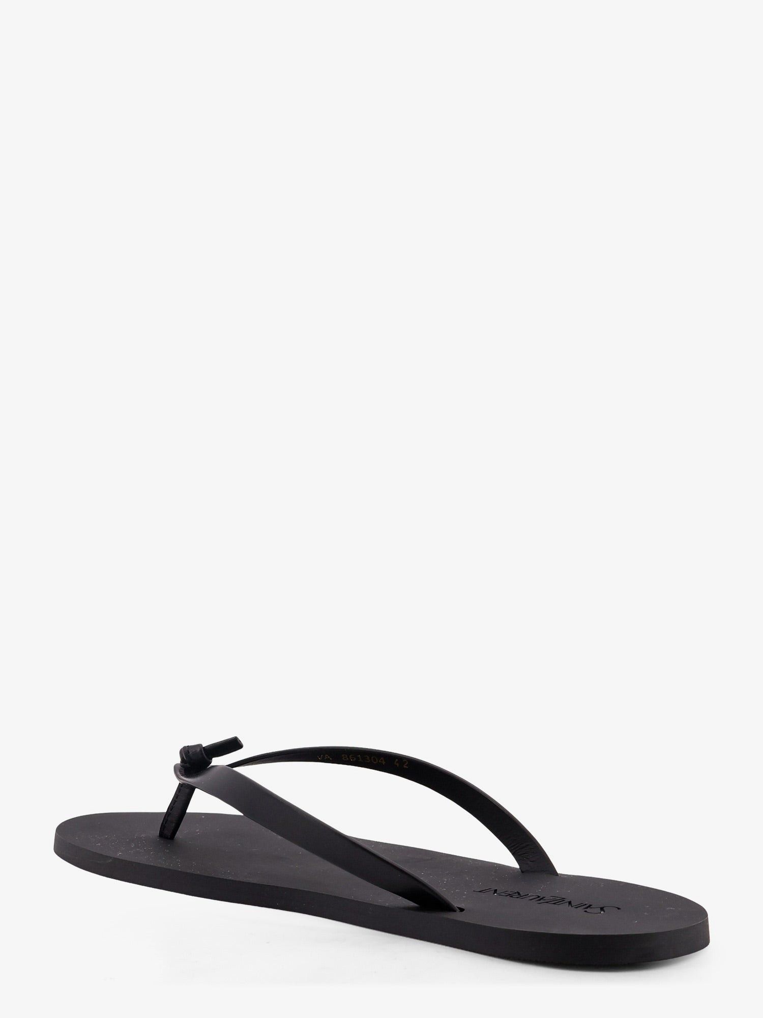 Saint Laurent Paris Party Low Rubber Sandals Size US 8 / EU 41 - 3 Thumbnail