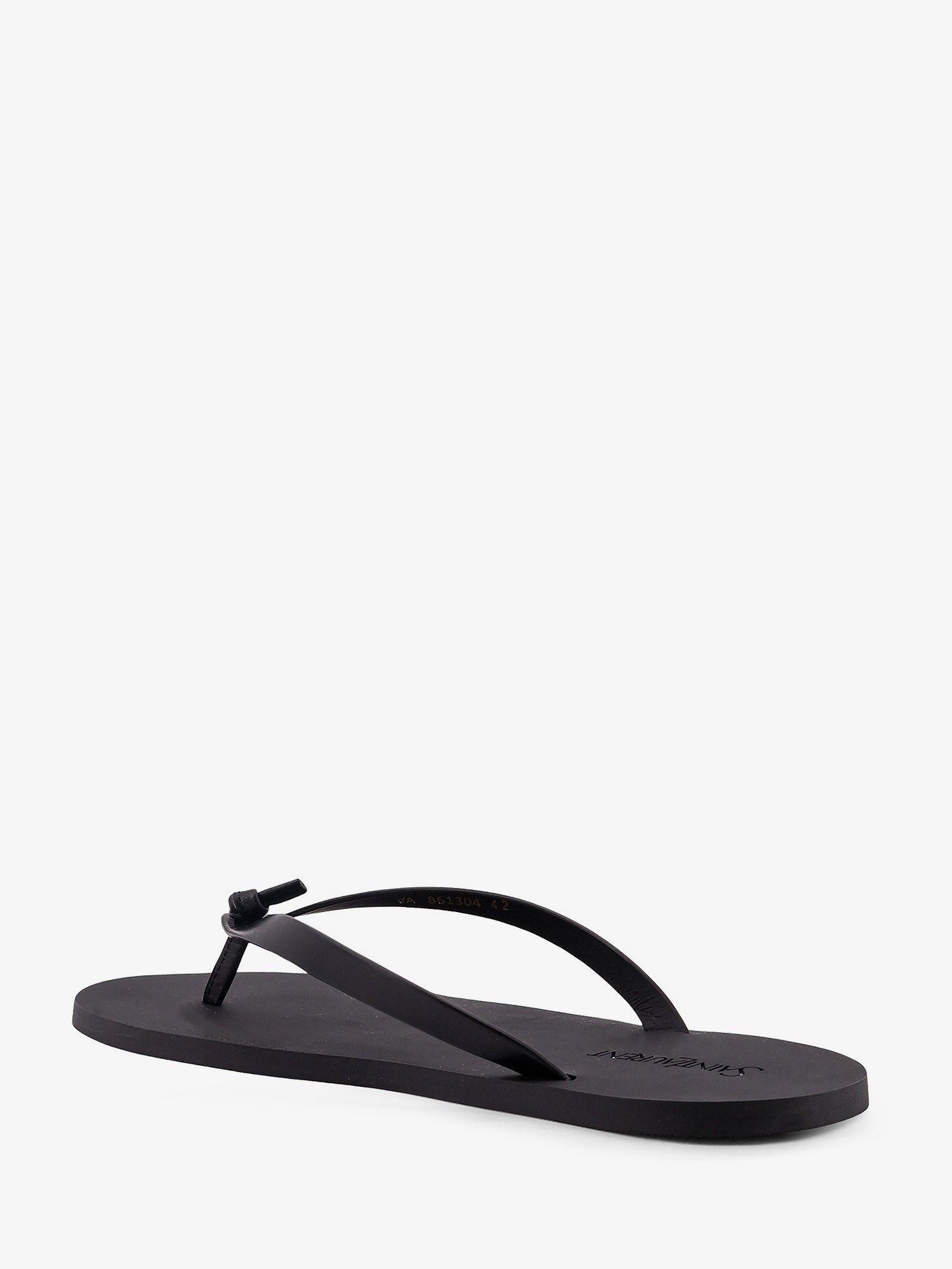 Saint Laurent Paris Party Low Rubber Sandals Size US 8 / EU 41 - 4 Thumbnail