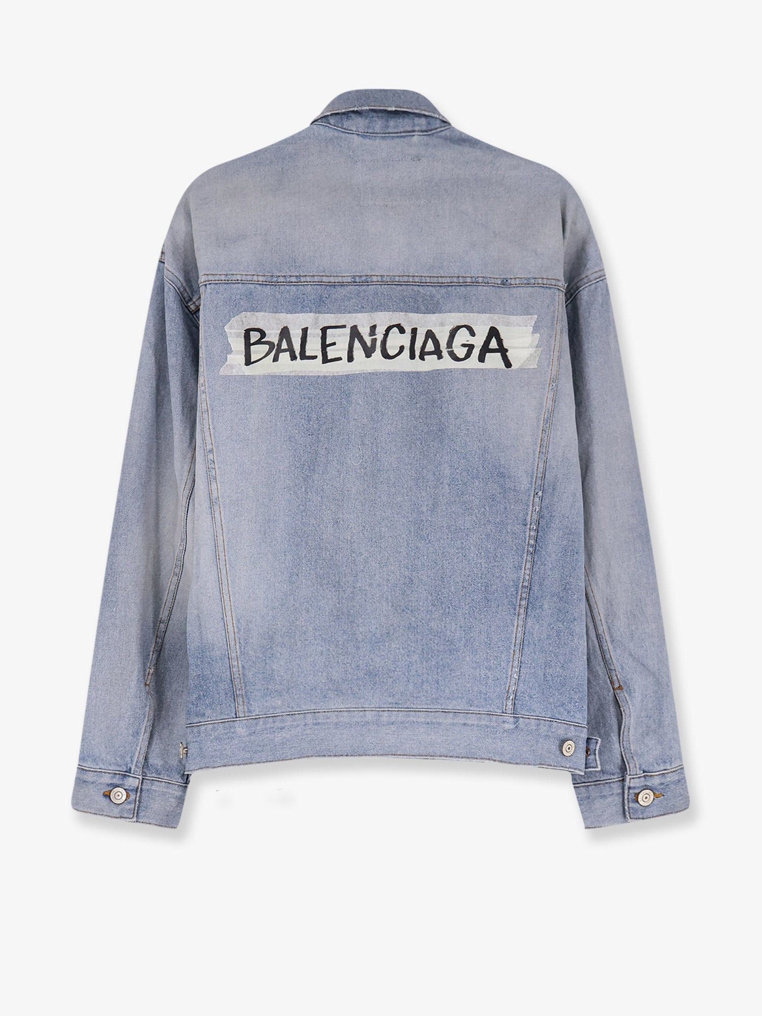 Balenciaga Washed Out Denim Jacket Size XS / US 0-2 / IT 36-38 - 2 Thumbnail