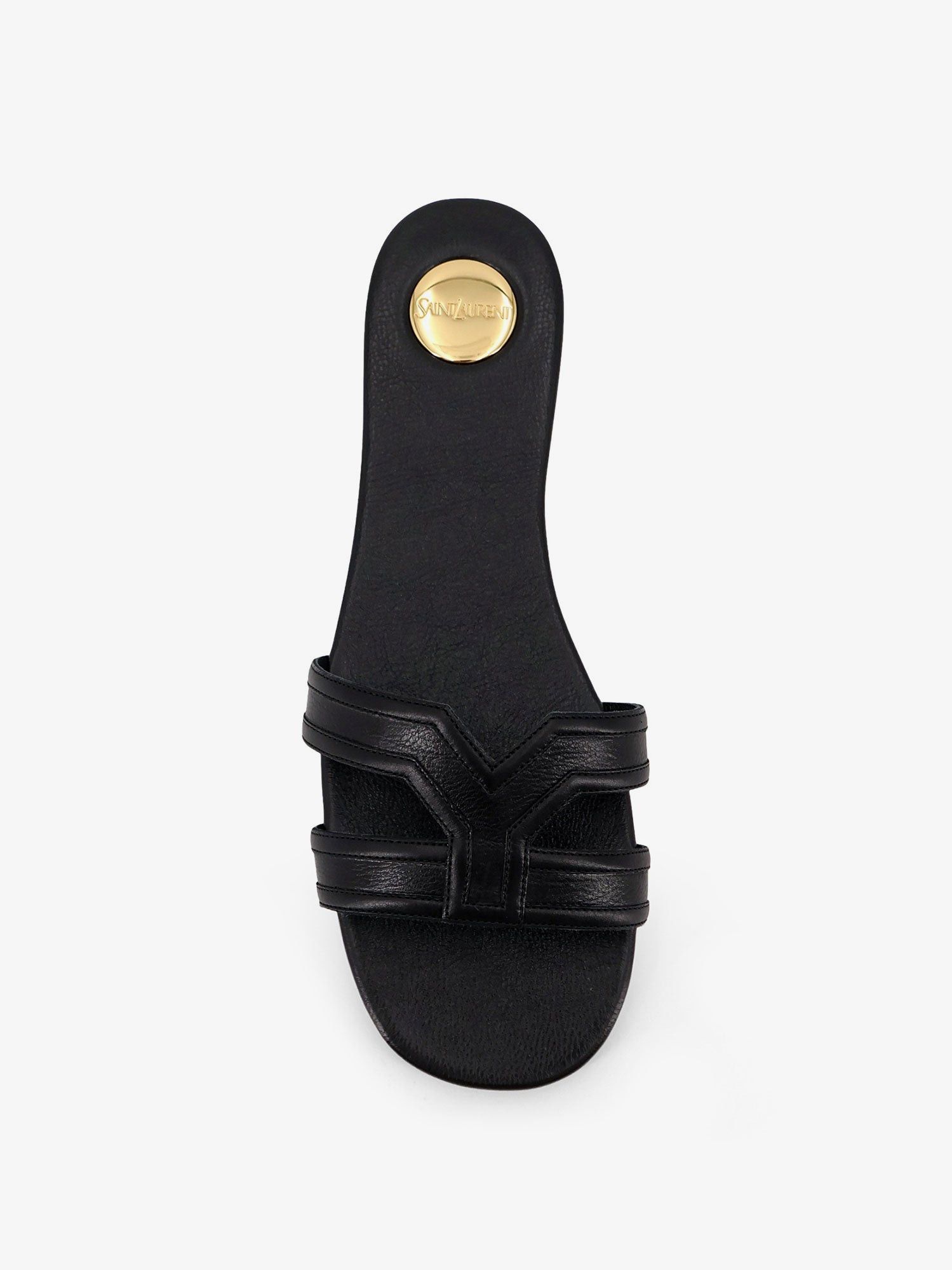 Saint Laurent Paris Mabrouka Leather Sandals Size US 7.5 / IT 37.5 - 4 Thumbnail