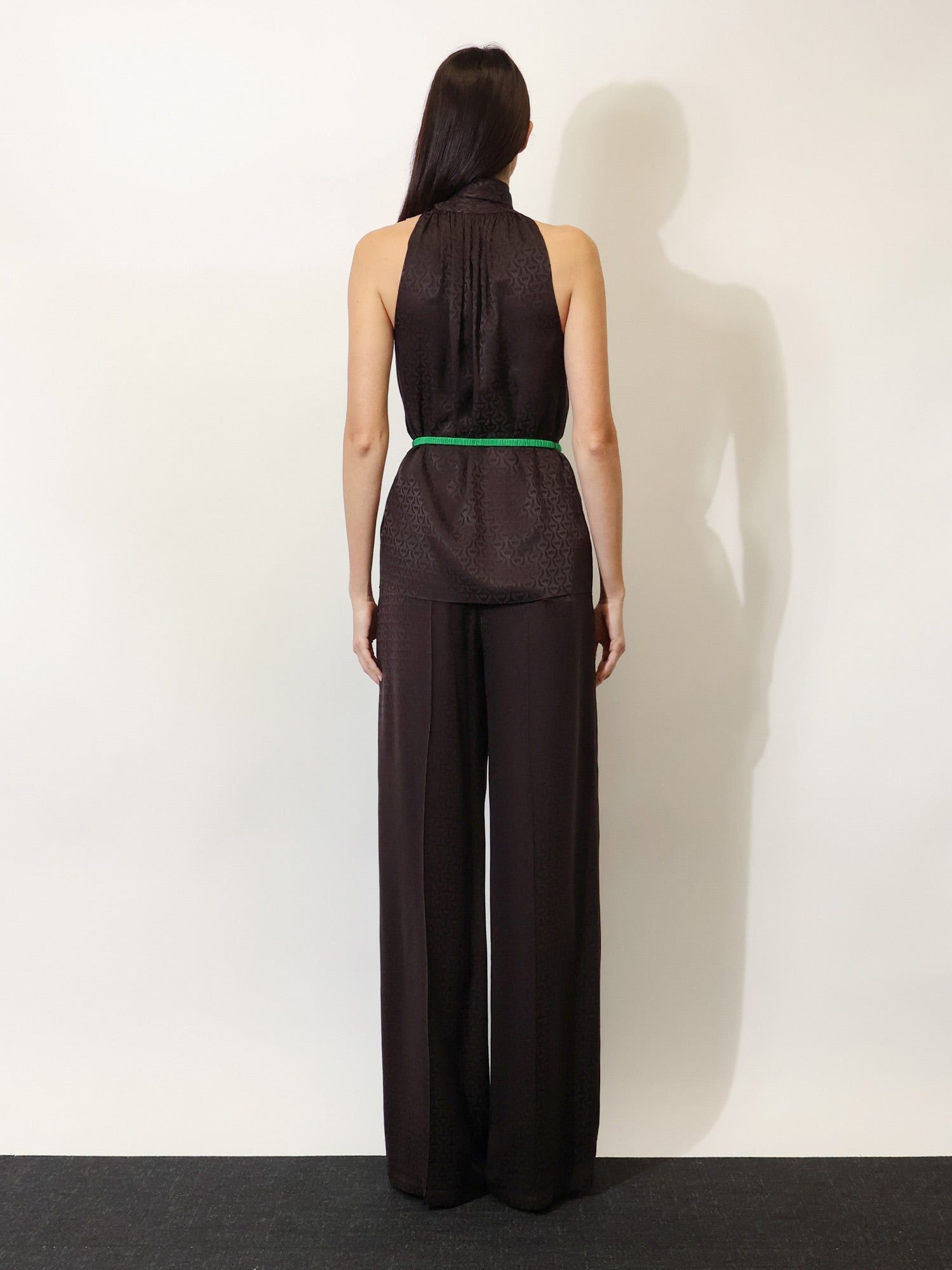 Gucci Horsebit Jacquard Silk Sleeveless Shirt Size S / US 4 / IT 40 - 5 Thumbnail