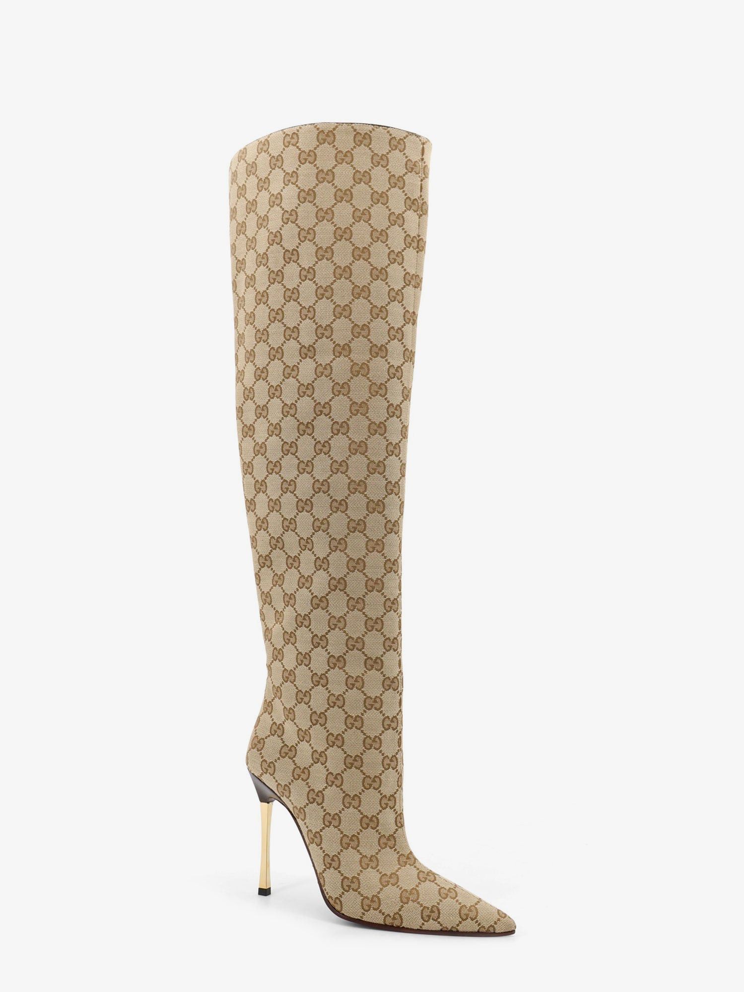 Gucci Gg Fabric Cuissardes Boots Size US 10 / IT 40 - 2 Thumbnail