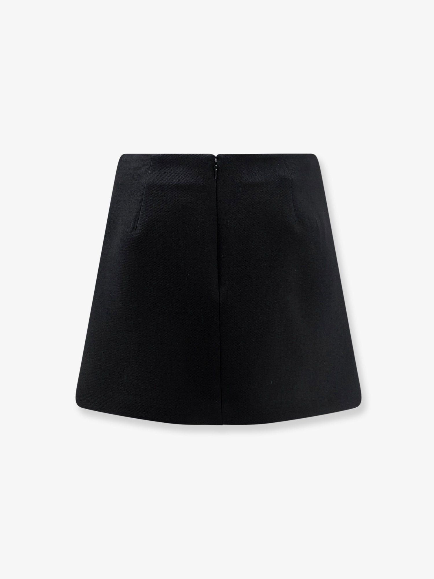 Gucci Wool Crepe Skirt With Double G Button Size 27" / US 4 / IT 40 - 2 Thumbnail