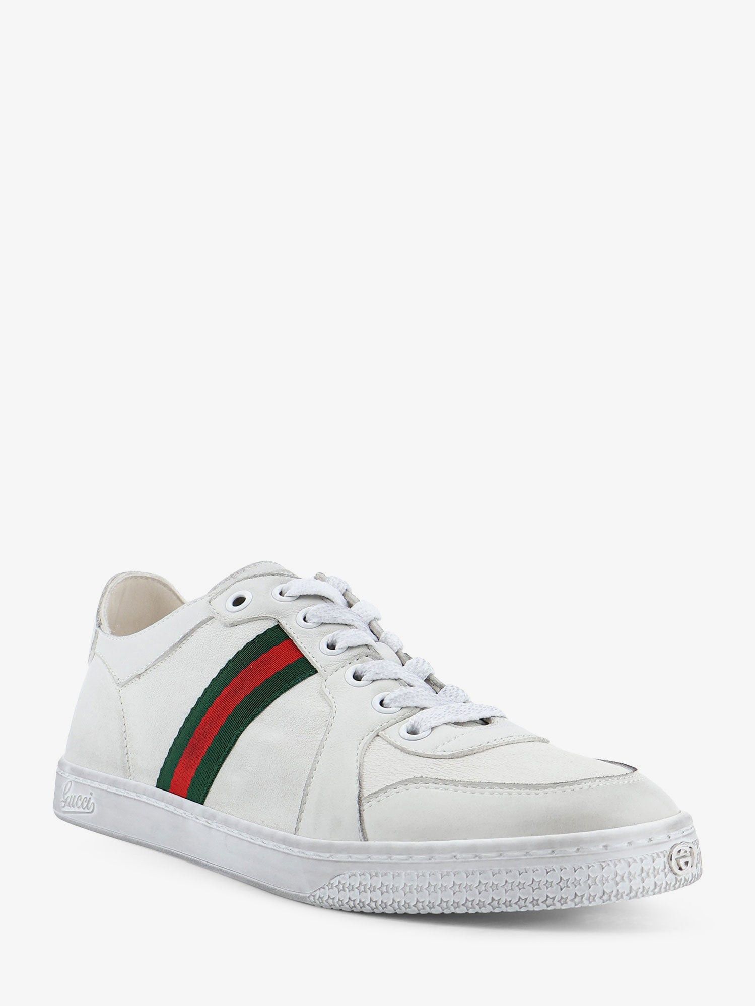 Gucci Stretch Leather Sneakers Size US 8 / IT 38 - 2 Thumbnail