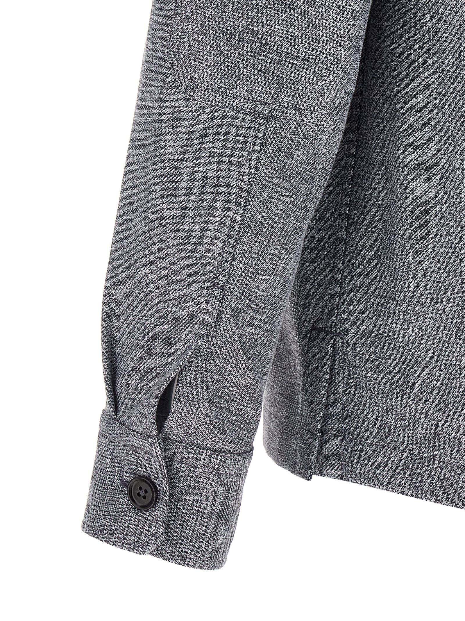 Ermenegildo Zegna 'Crossover' Overshirt Size US XL / EU 56 / 4 - 4 Thumbnail