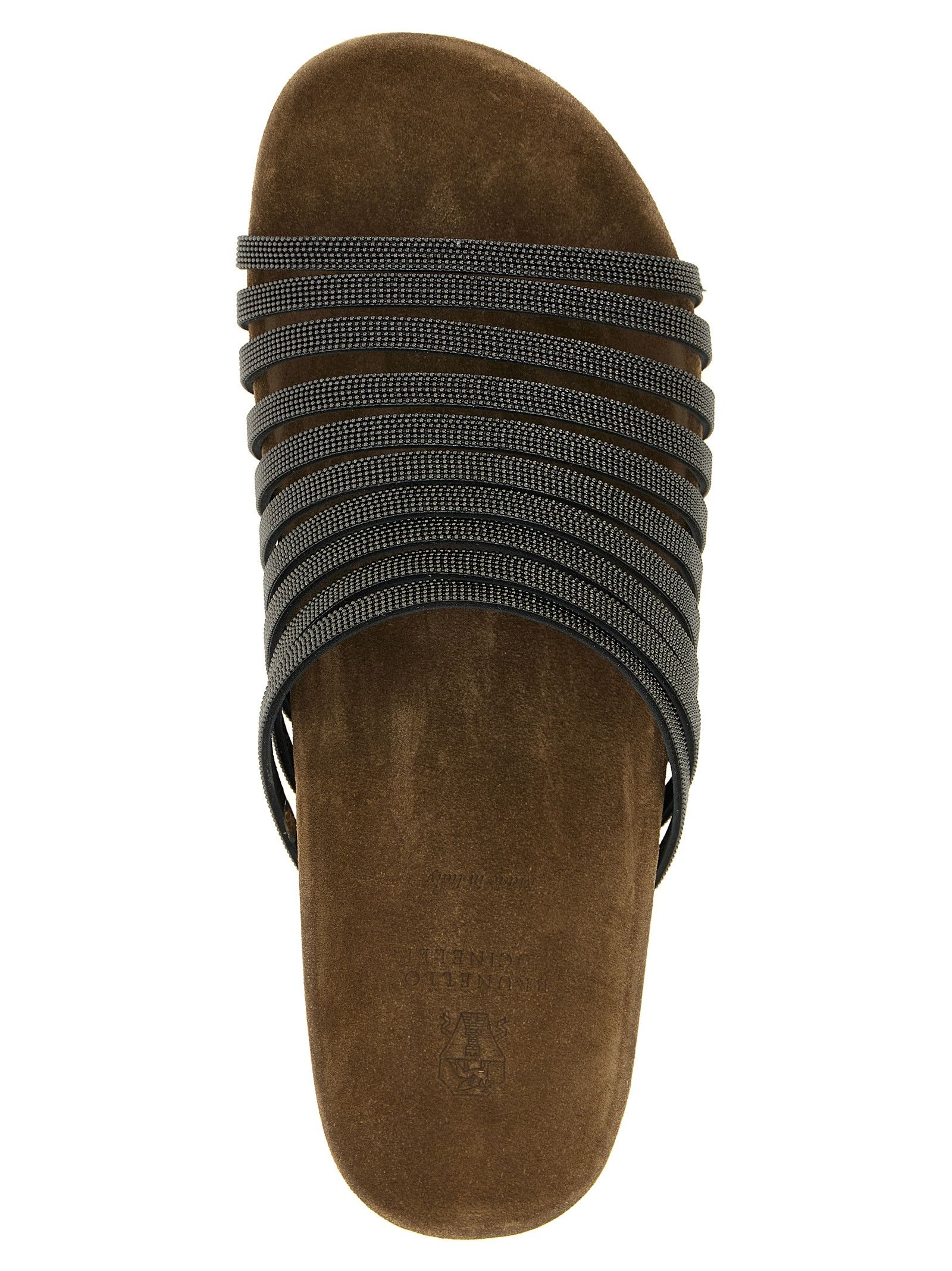 Brunello Cucinelli 'Precious Straps' Slides Size US 7 / IT 37 - 4 Thumbnail
