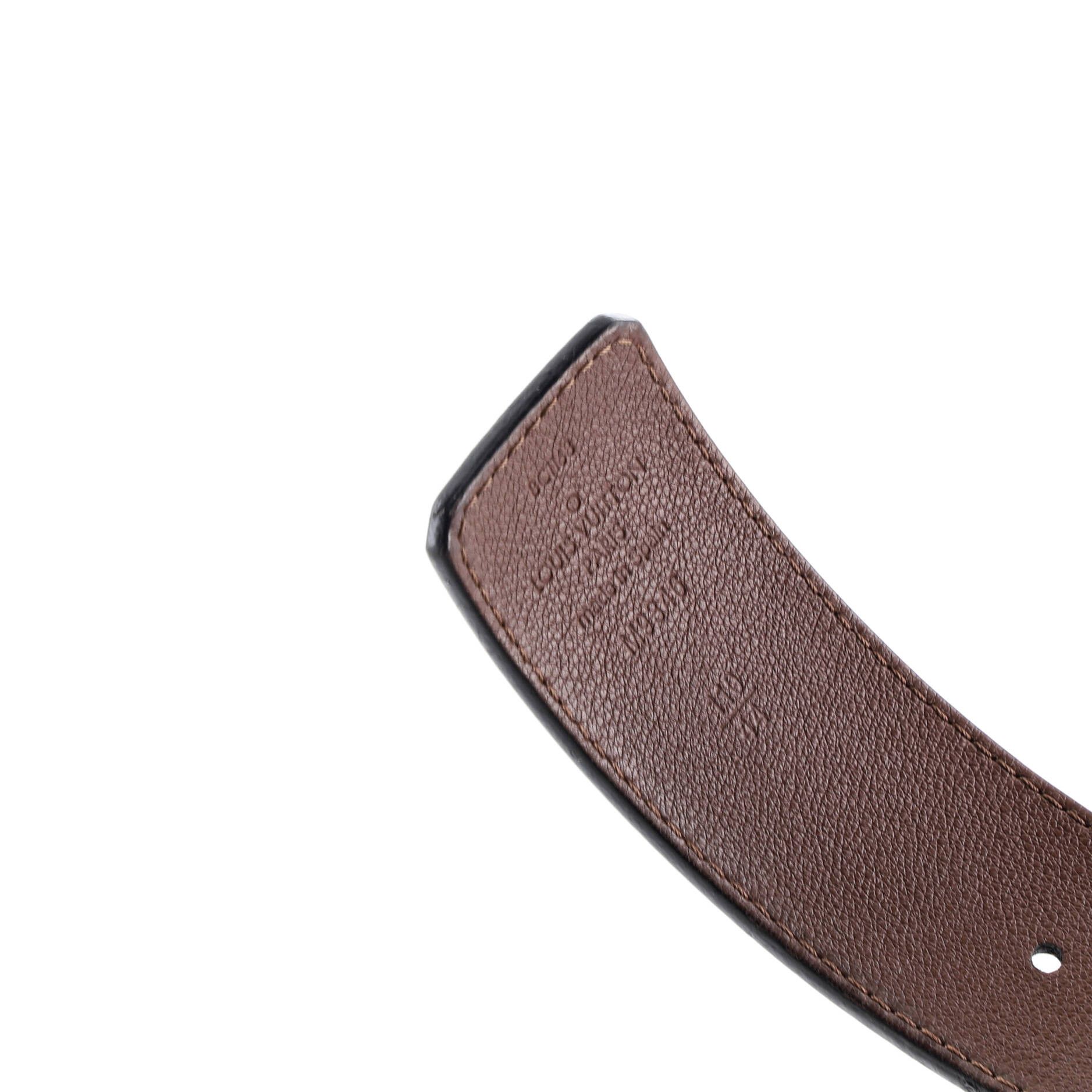 Louis Vuitton Lv pyramide reversible belt limited edition monogram illusion leather wide Size ONE SIZE - 2 Thumbnail