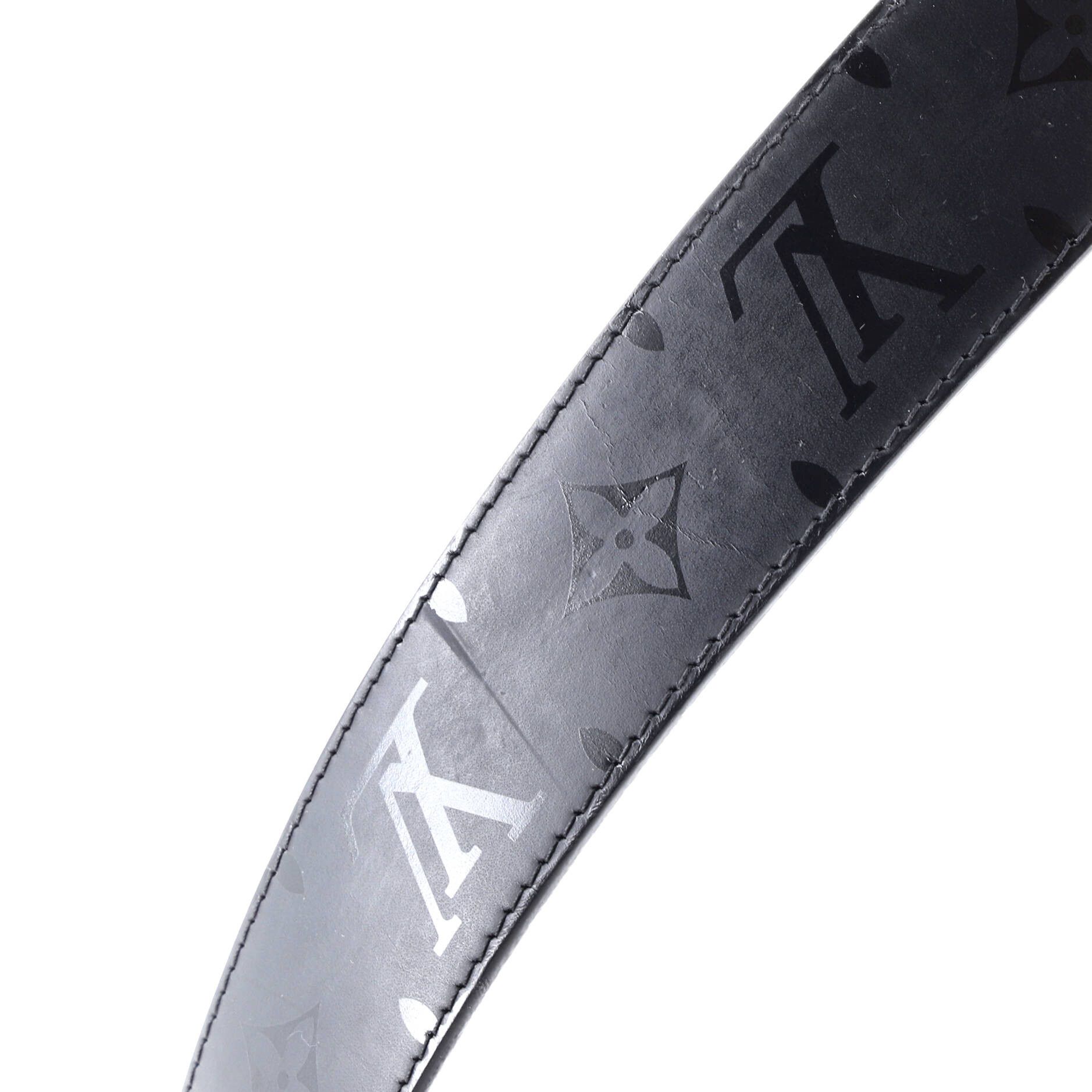 Louis Vuitton Lv pyramide reversible belt limited edition monogram illusion leather wide Size ONE SIZE - 4 Thumbnail
