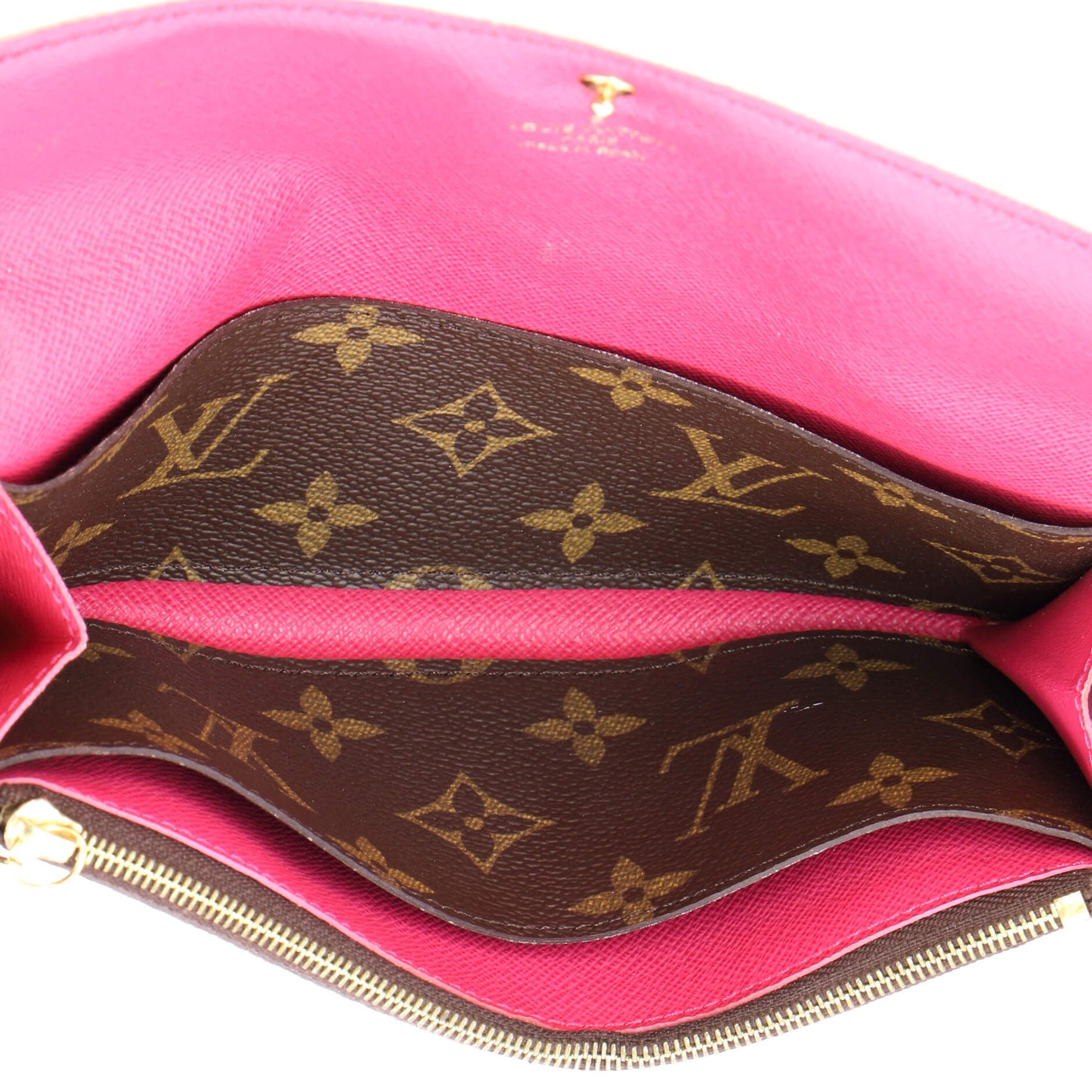 Louis Vuitton Emilie wallet limited edition blooming flowers monogram canvas Size ONE SIZE - 4 Thumbnail