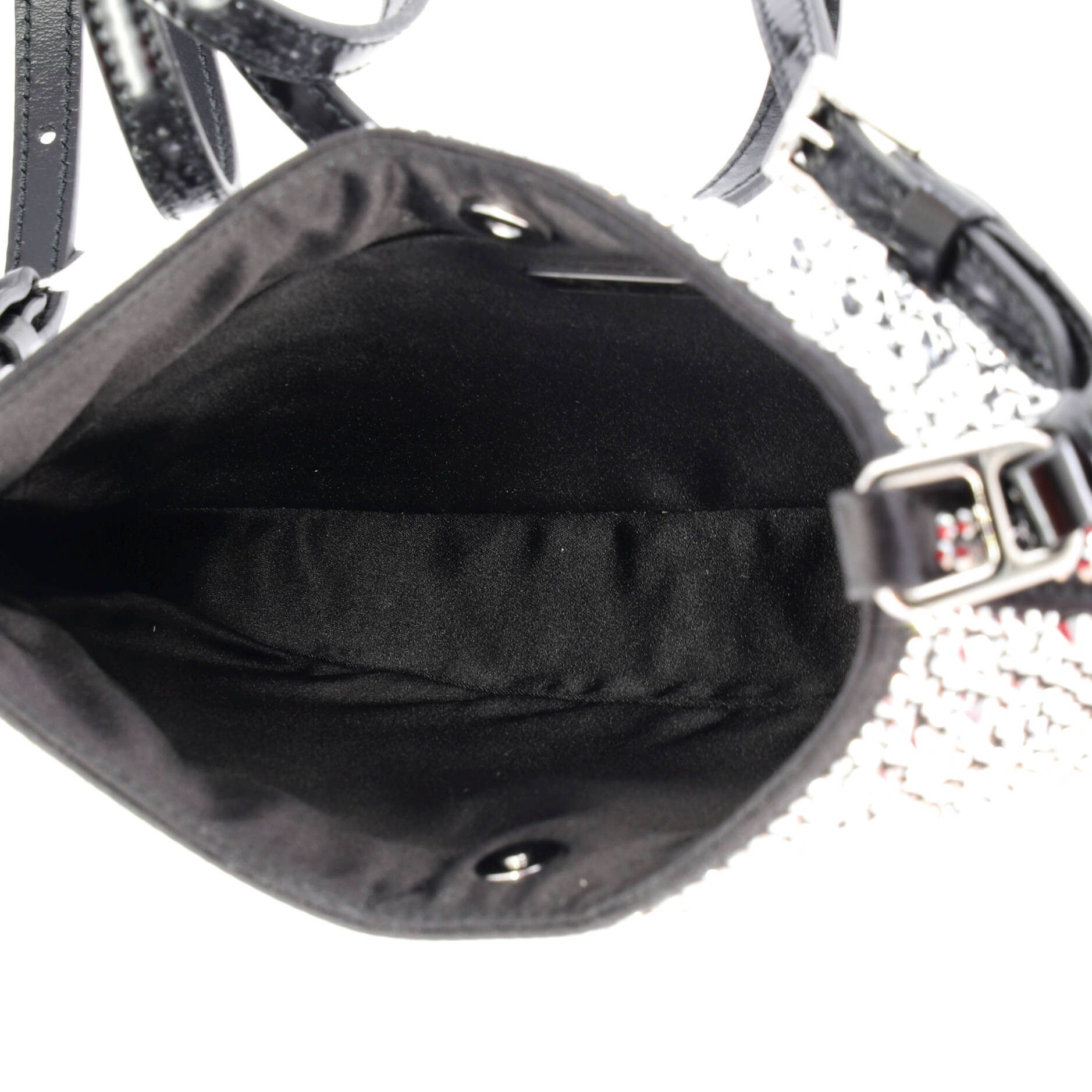Prada Cleo shoulder bag crystal embellished satin small Size ONE SIZE - 4 Thumbnail