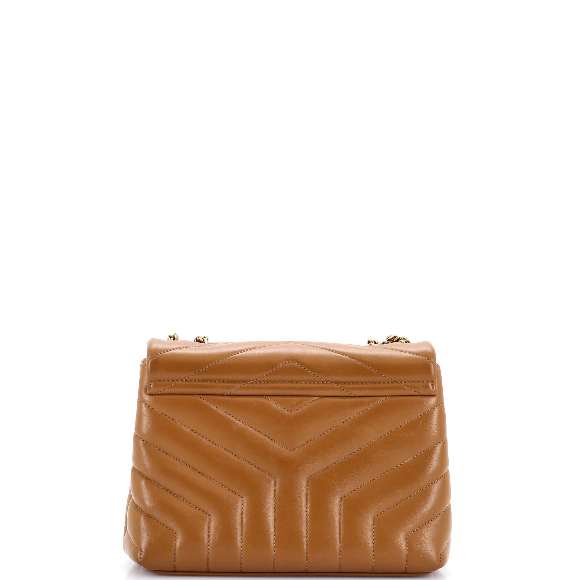 Saint Laurent Paris Loulou shoulder bag matelasse chevron leather small Size ONE SIZE - 2 Thumbnail