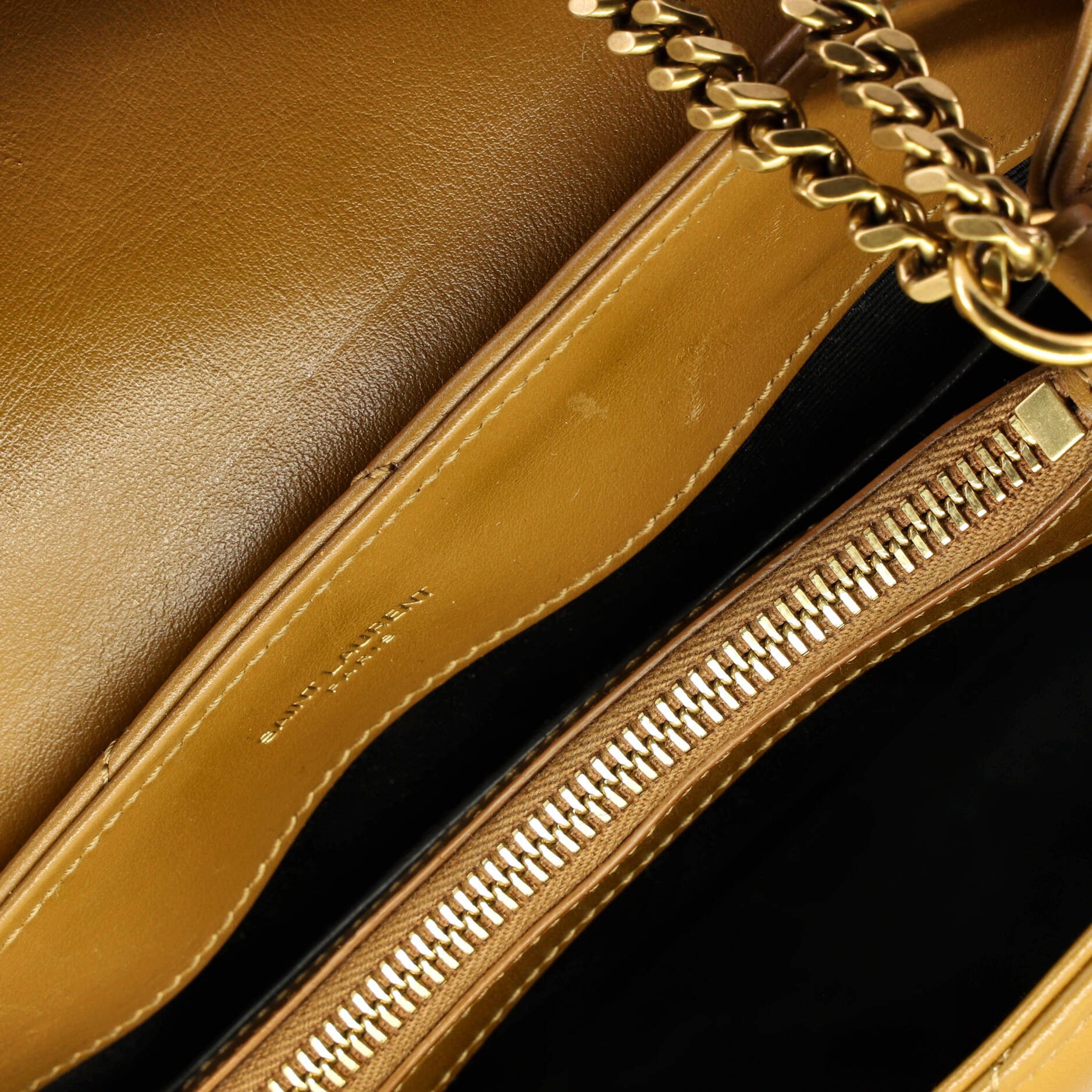 Saint Laurent Paris Loulou shoulder bag matelasse chevron leather small Size ONE SIZE - 5 Thumbnail