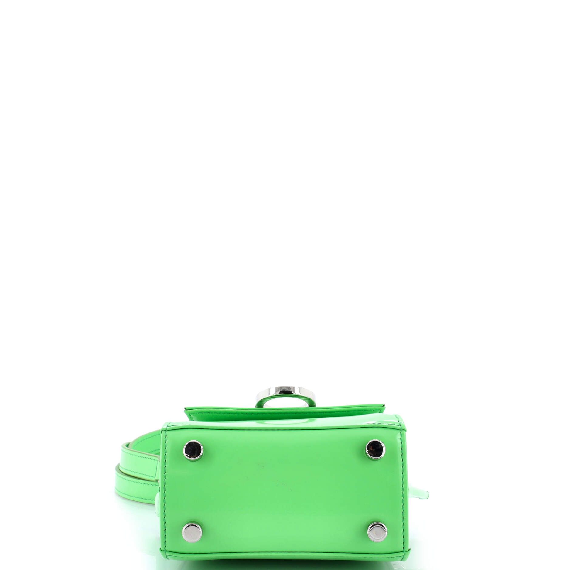 Salvatore Ferragamo Iconic top handle bag leather micro Size ONE SIZE - 3 Thumbnail