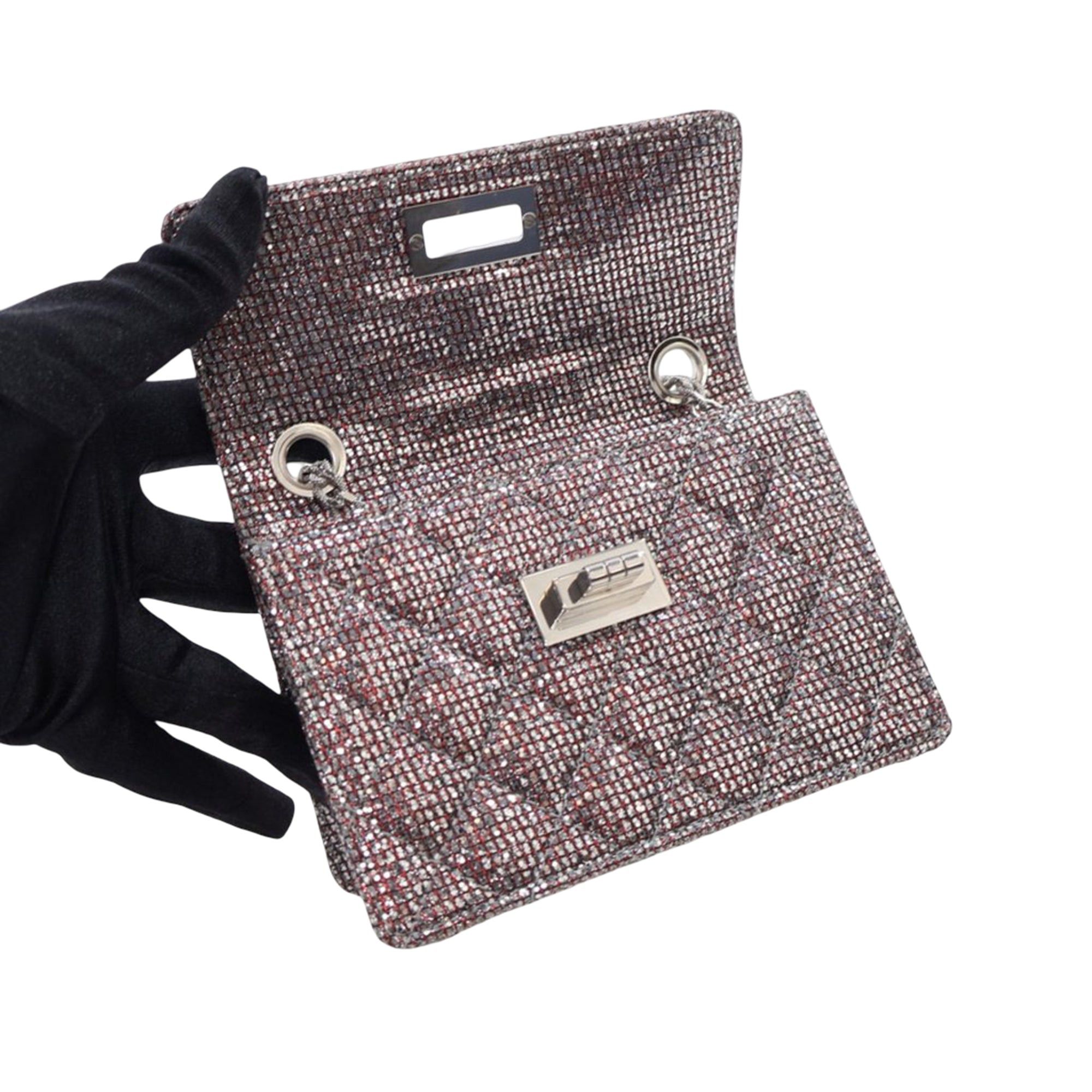 Chanel Mini Glitter Canvas Reissue 2.55 Flap Size ONE SIZE - 7 Thumbnail