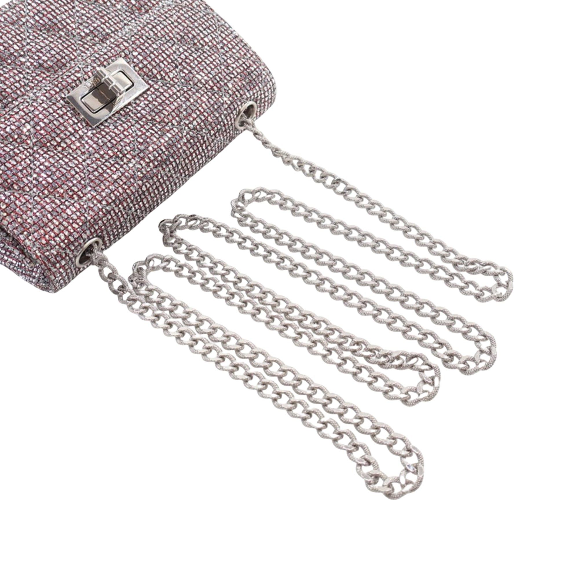 Chanel Mini Glitter Canvas Reissue 2.55 Flap Size ONE SIZE - 14 Thumbnail