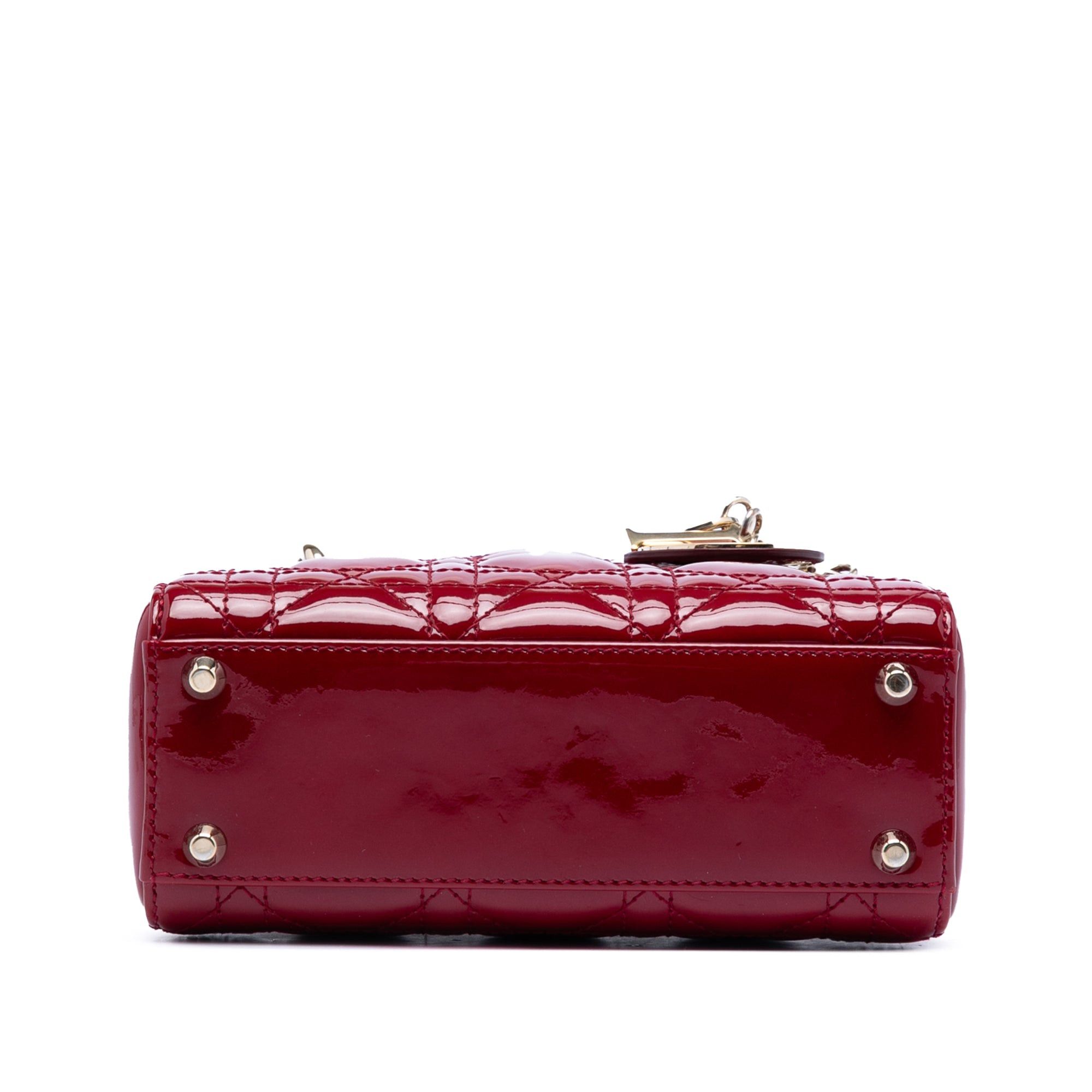 Dior Mini Patent Cannage Lady Dior Size ONE SIZE - 3 Thumbnail
