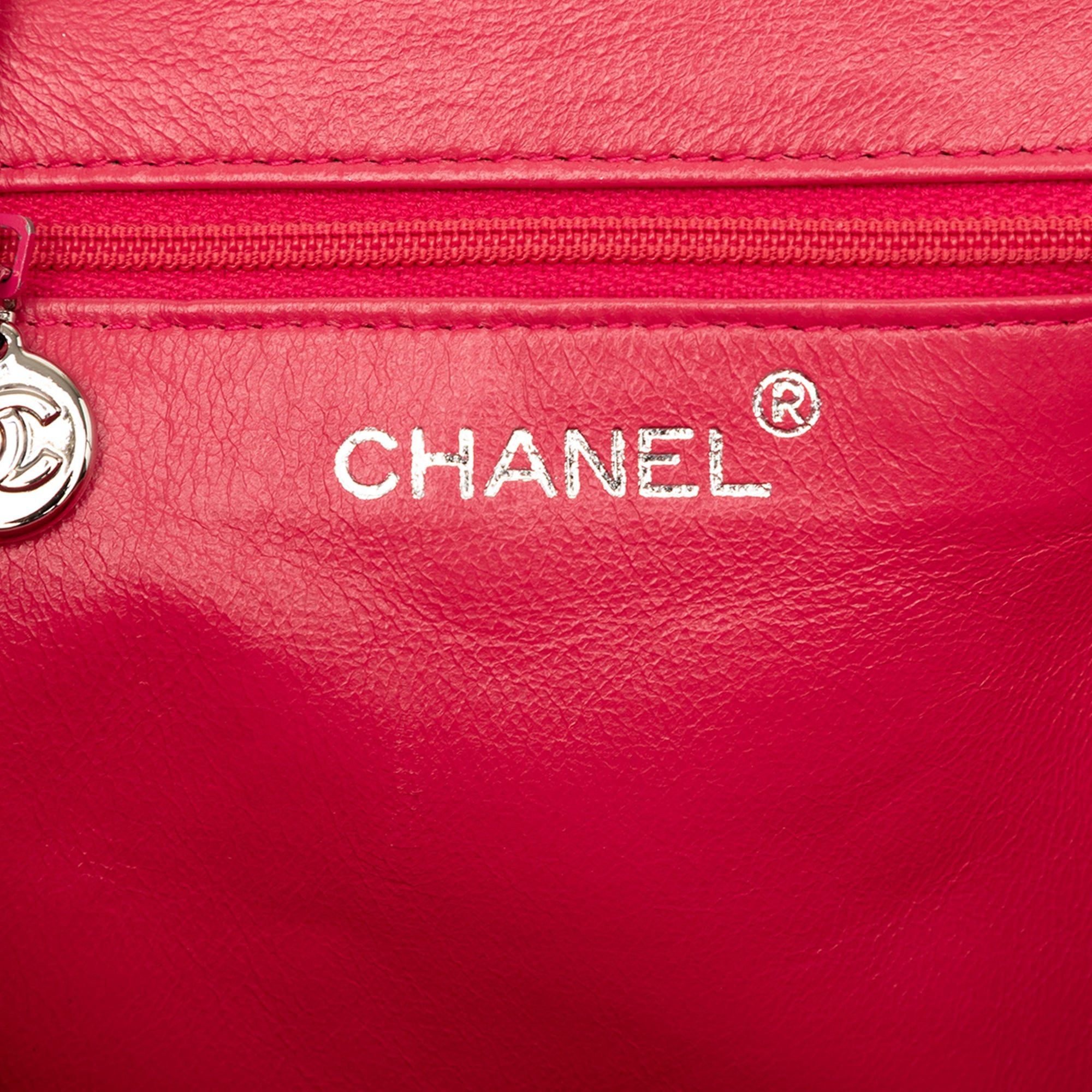 Chanel CC Quilted Suede Kiss Lock Handbag Size ONE SIZE - 5 Thumbnail