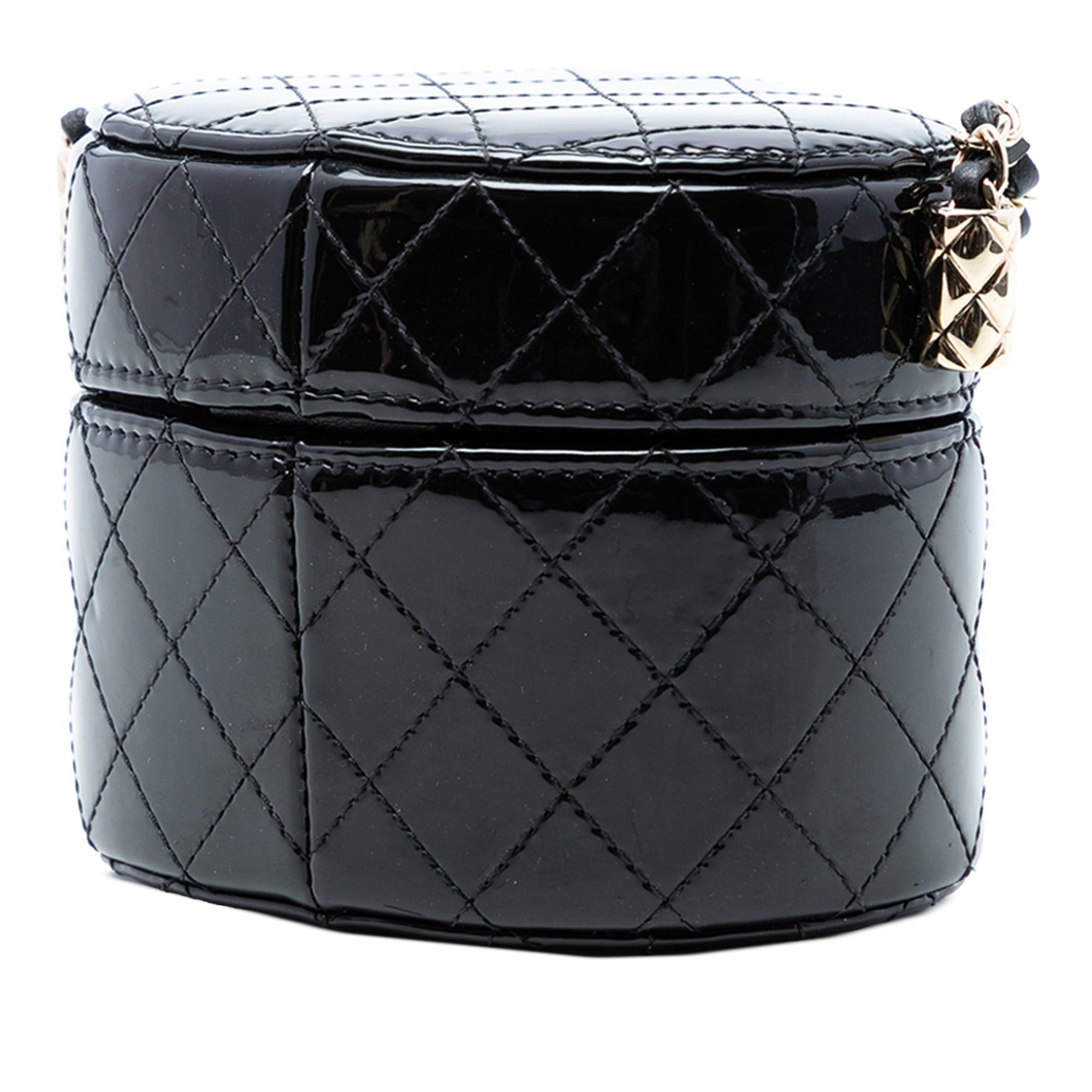 Chanel CC Quilted Patent Vanity Case with Chain Size ONE SIZE - 2 Thumbnail