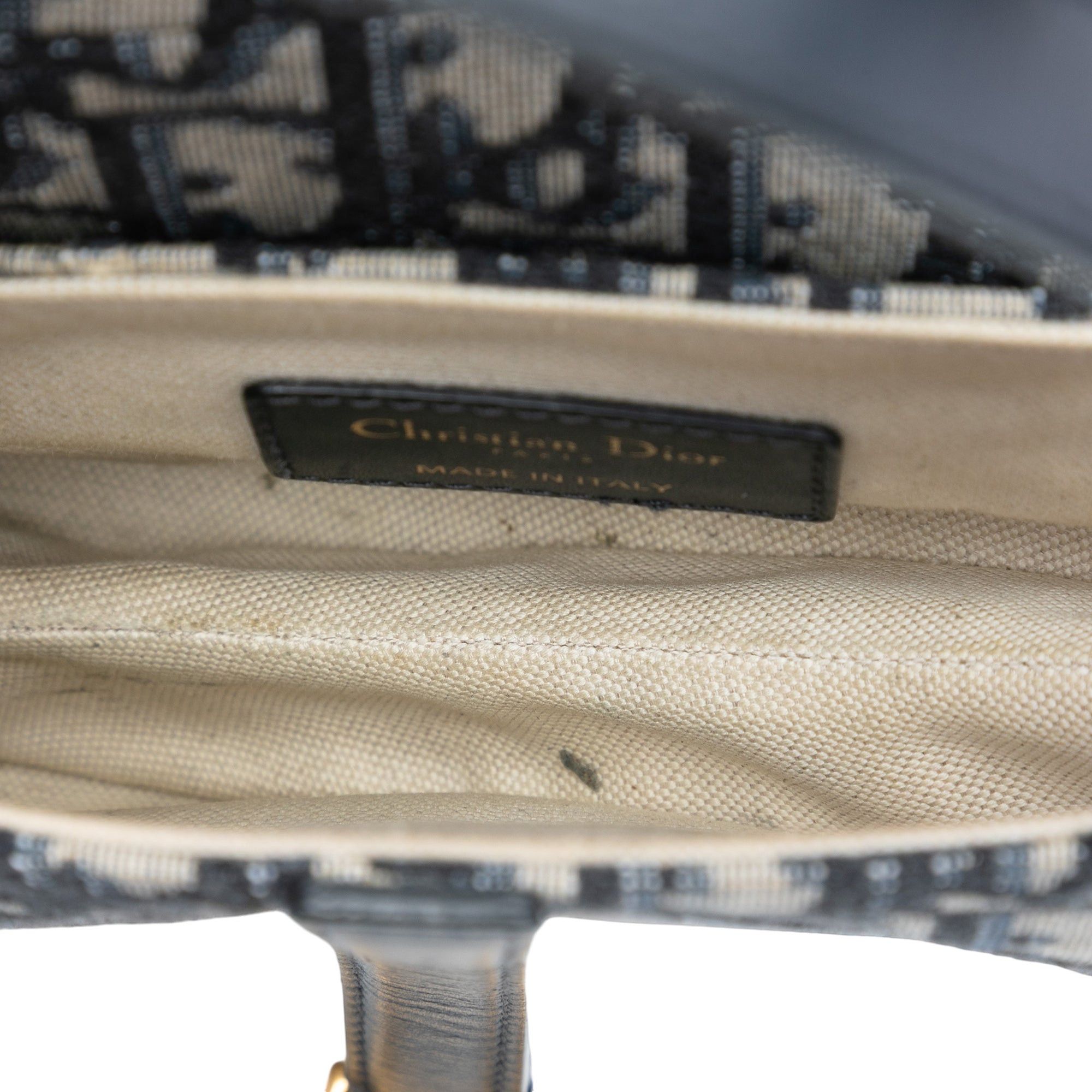 Dior Mini Oblique Canvas Saddle Bag Size ONE SIZE - 4 Thumbnail