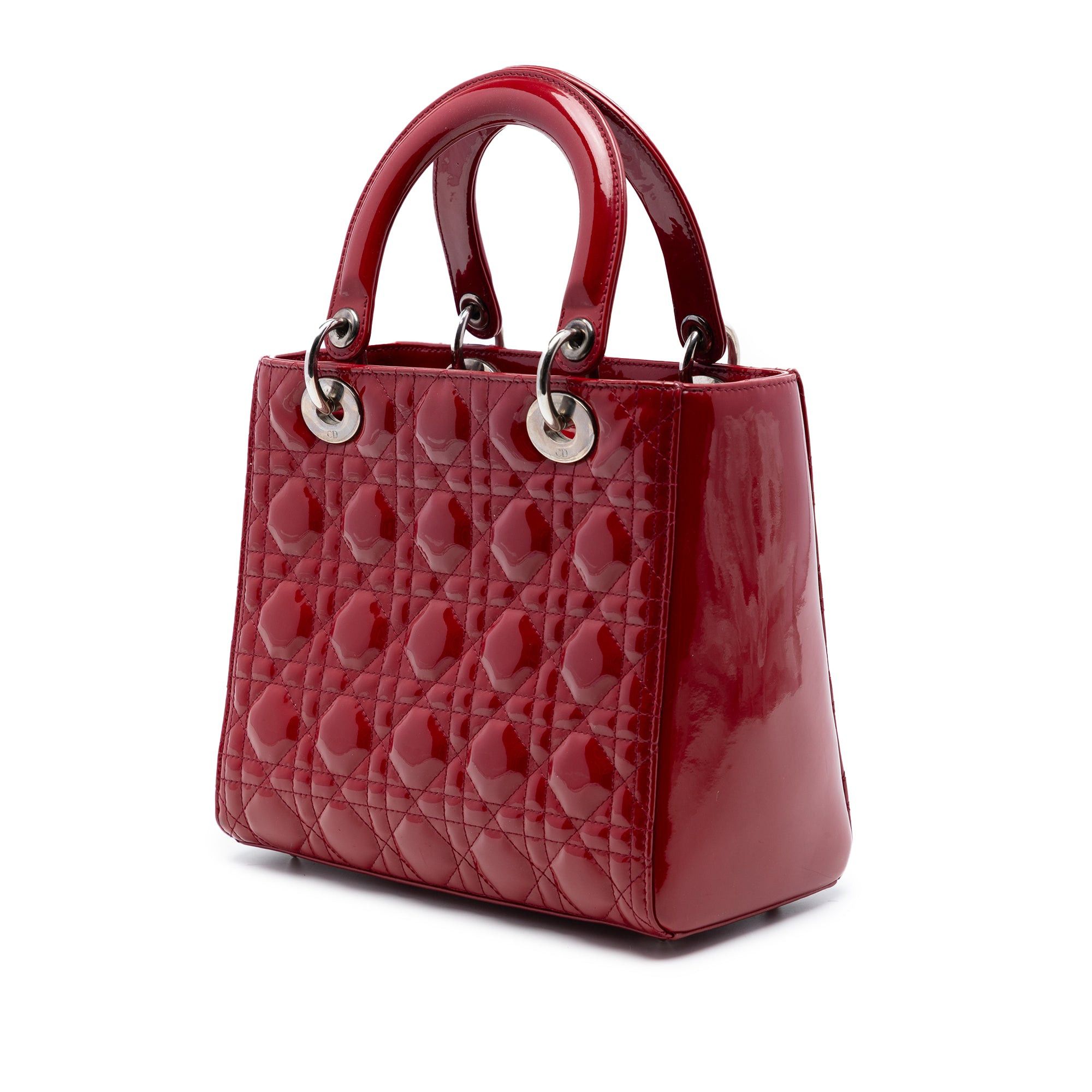 Dior Medium Patent Cannage Lady Dior Size ONE SIZE - 2 Thumbnail