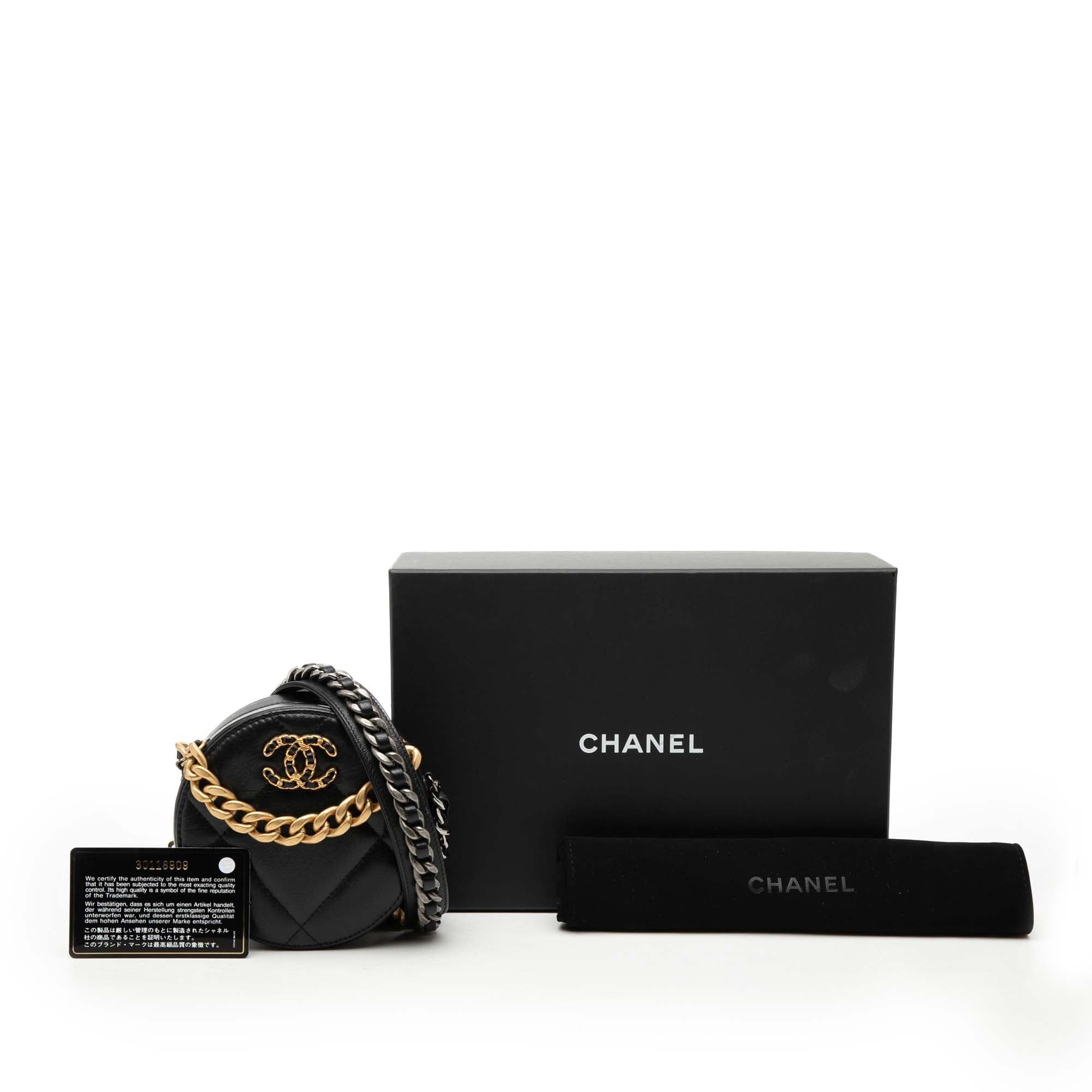 Chanel Lambskin 19 Round Clutch with Chain Size ONE SIZE - 8 Thumbnail