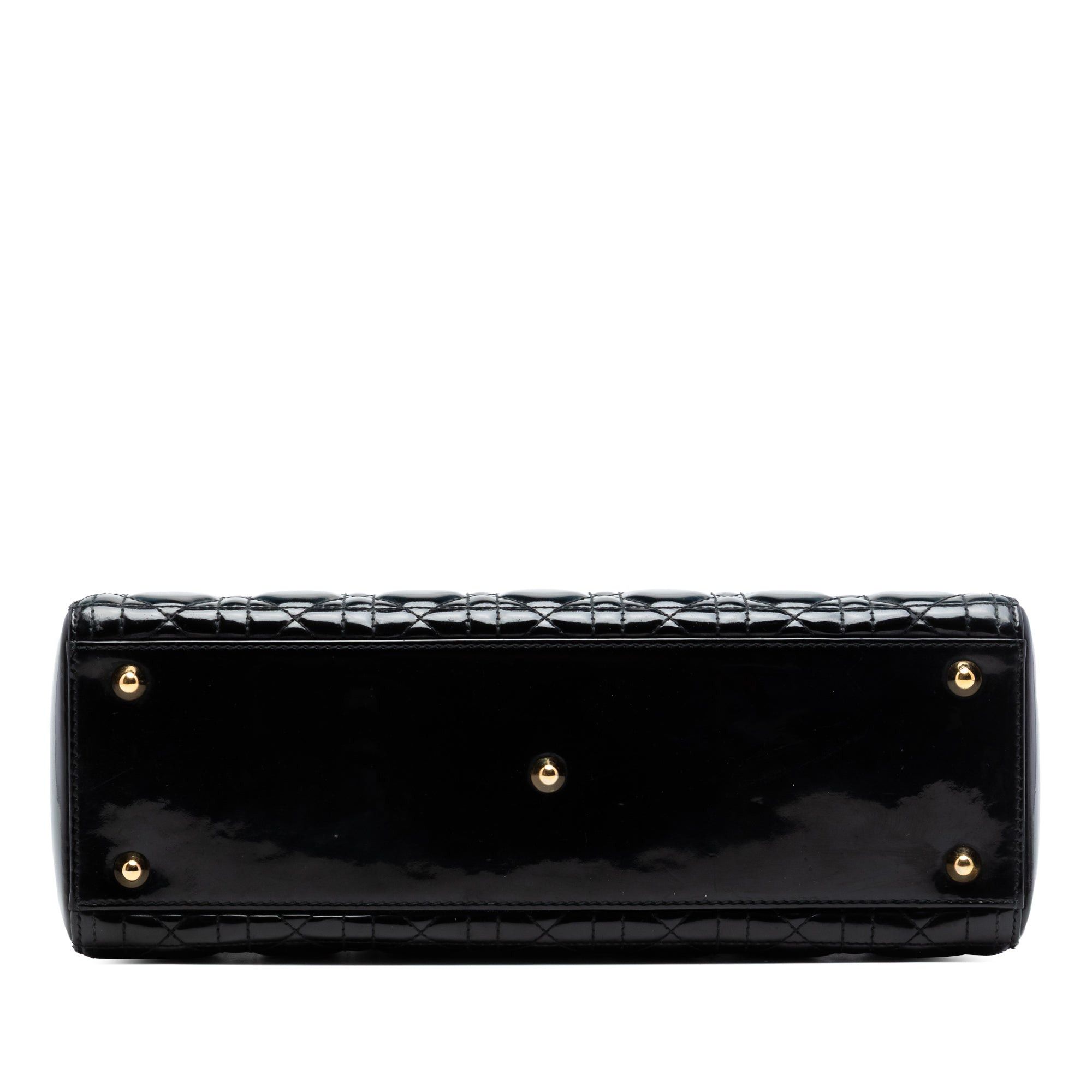 Dior Large Patent Cannage Lady Dior Size ONE SIZE - 3 Thumbnail