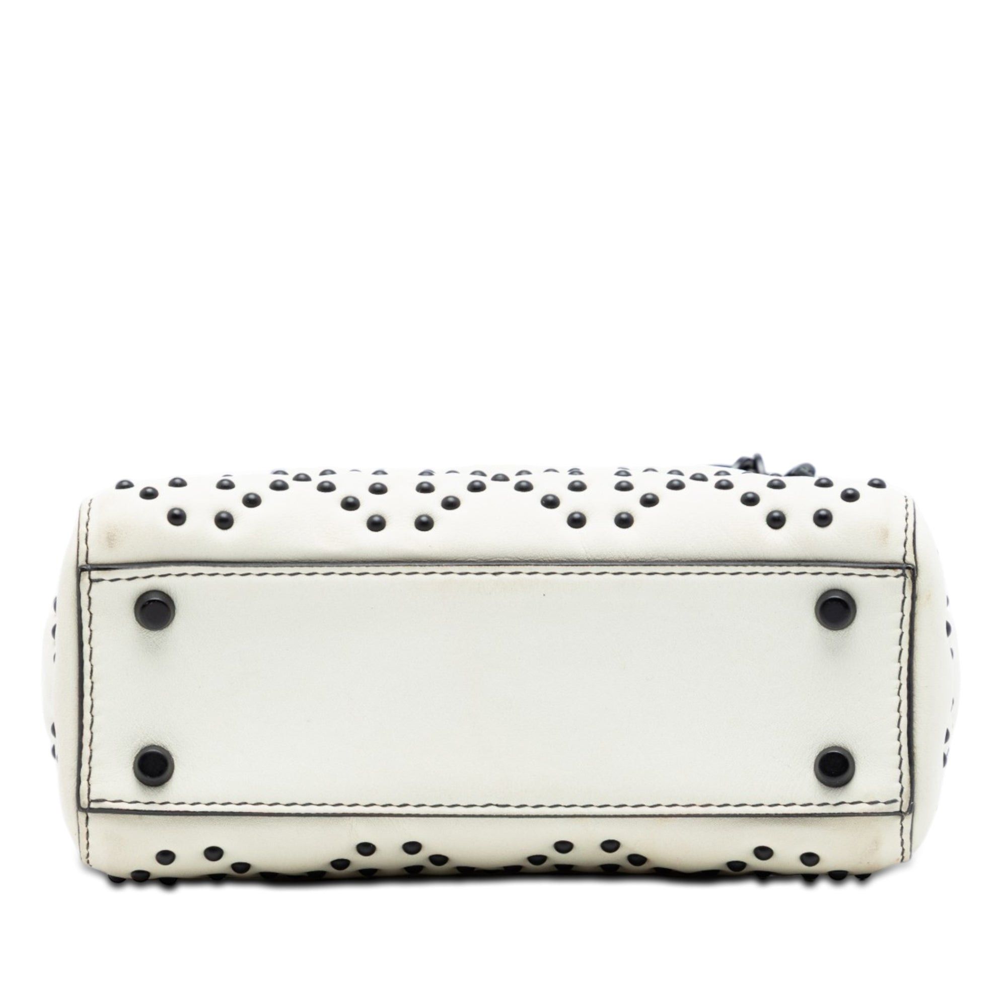 Dior Mini Ultra Matte Calfskin Cannage Studded Supple Lady Dior Size ONE SIZE - 3 Thumbnail