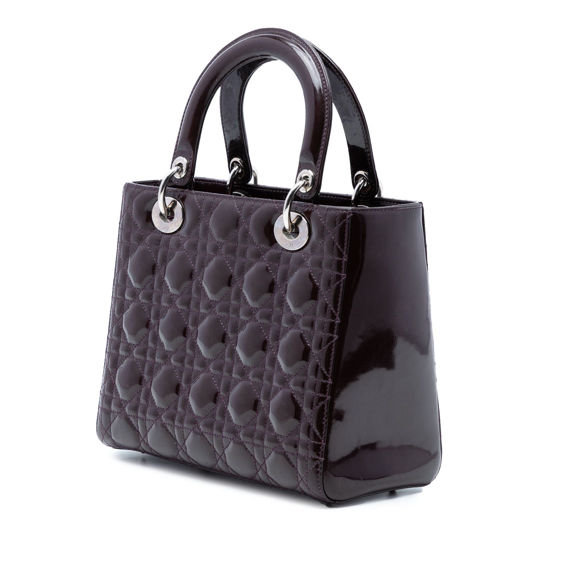 Dior Medium Patent Cannage Lady Dior Size ONE SIZE - 2 Thumbnail