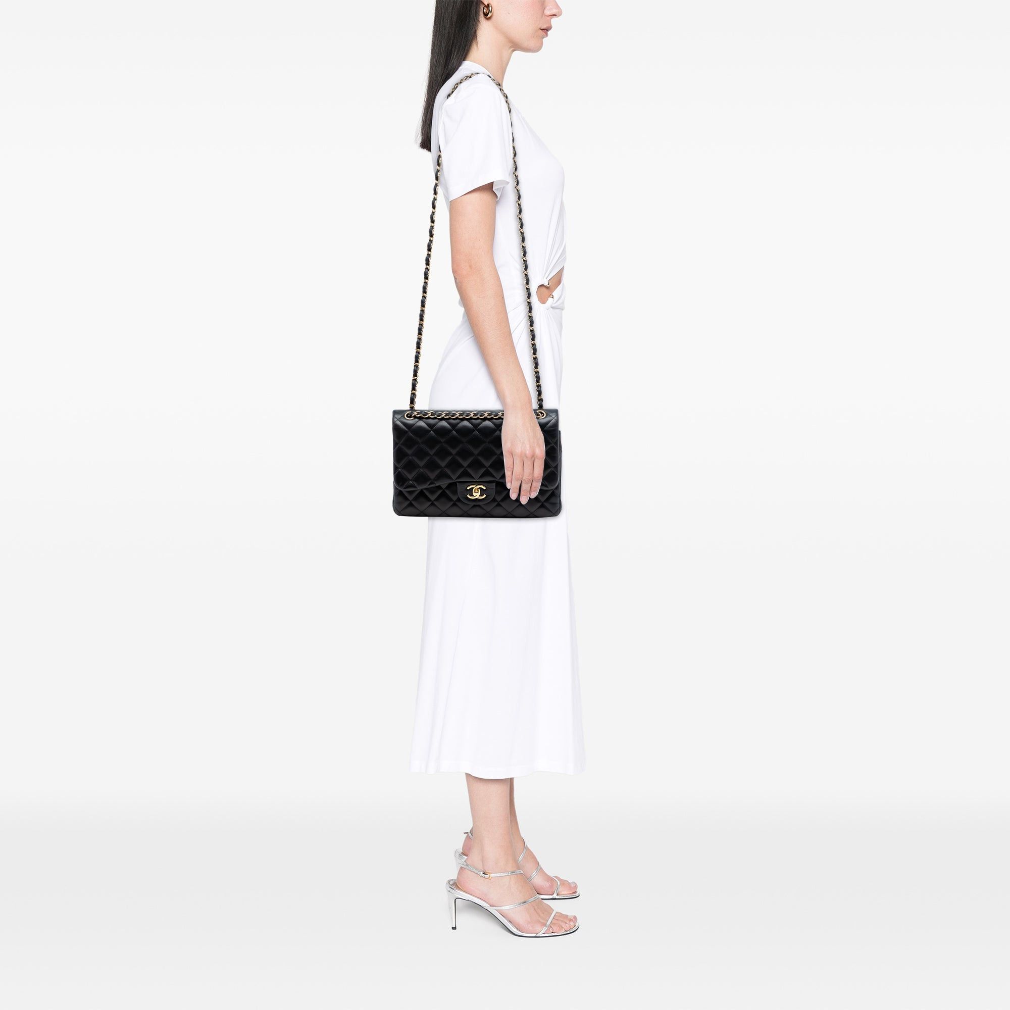Chanel Jumbo Classic Lambskin Double Flap Size ONE SIZE - 7 Thumbnail