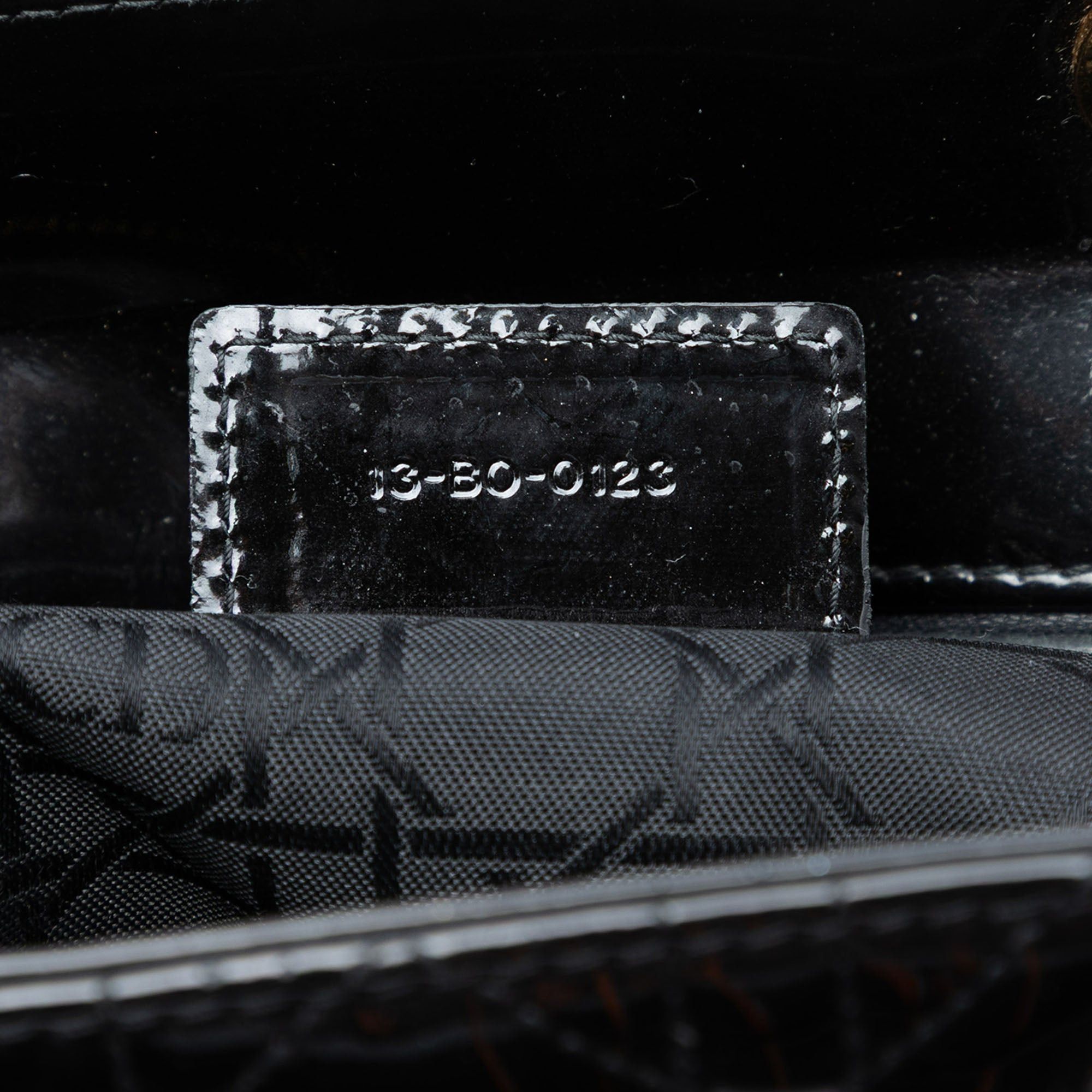 Dior Large Patent Cannage Lady Dior Size ONE SIZE - 5 Thumbnail