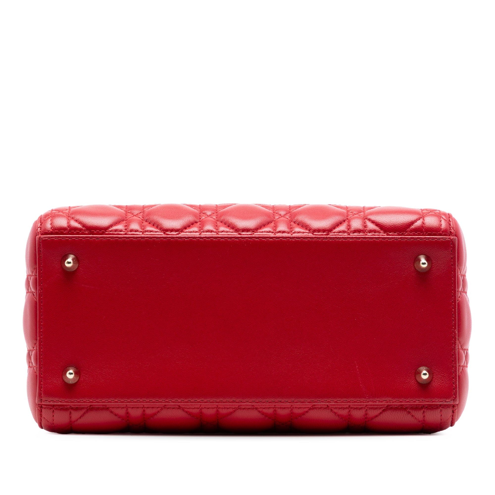 Dior Medium Lambskin Cannage Lady Dior Size ONE SIZE - 3 Thumbnail